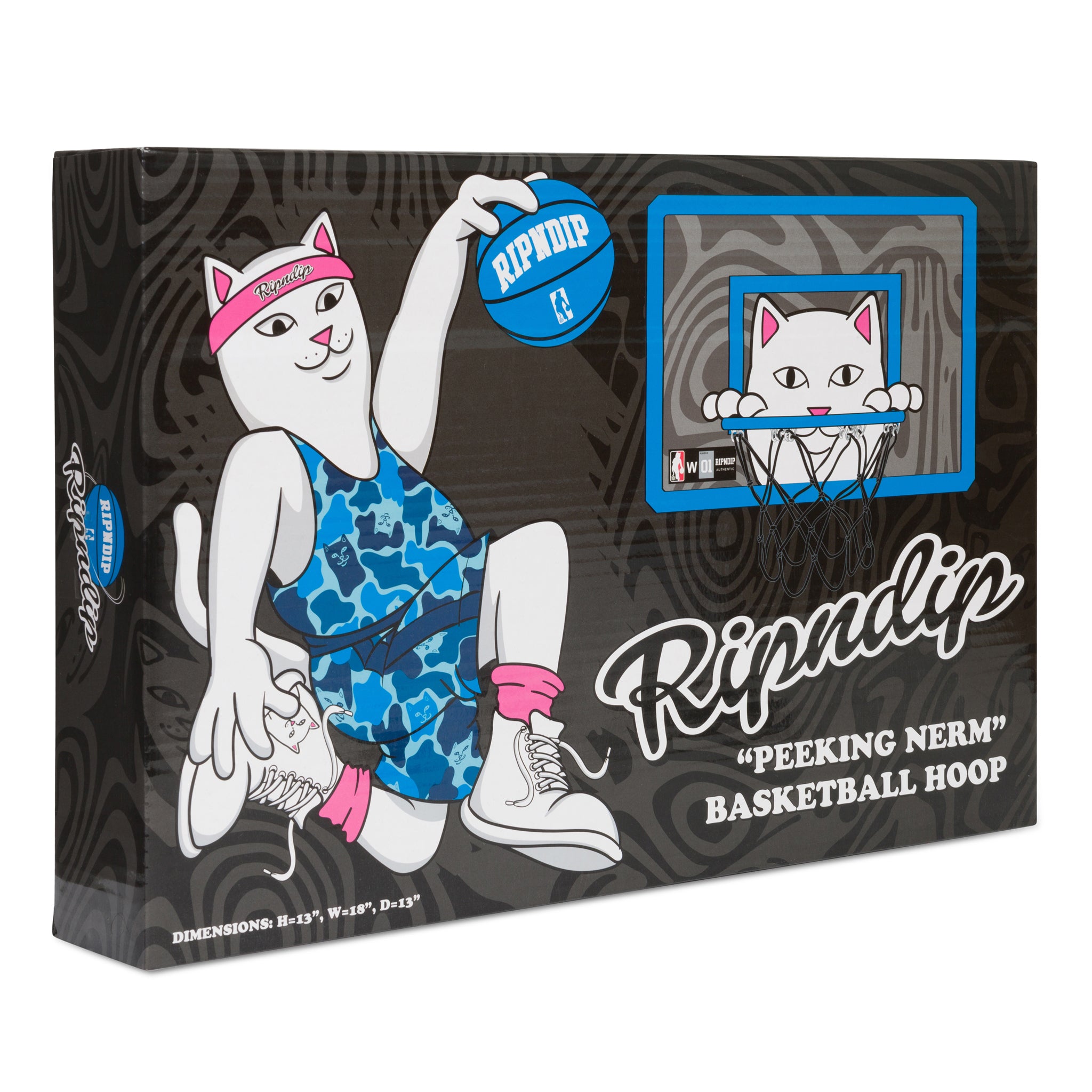RIPNDIP Peeking Nermal Hanging Basketball Set (Blue)