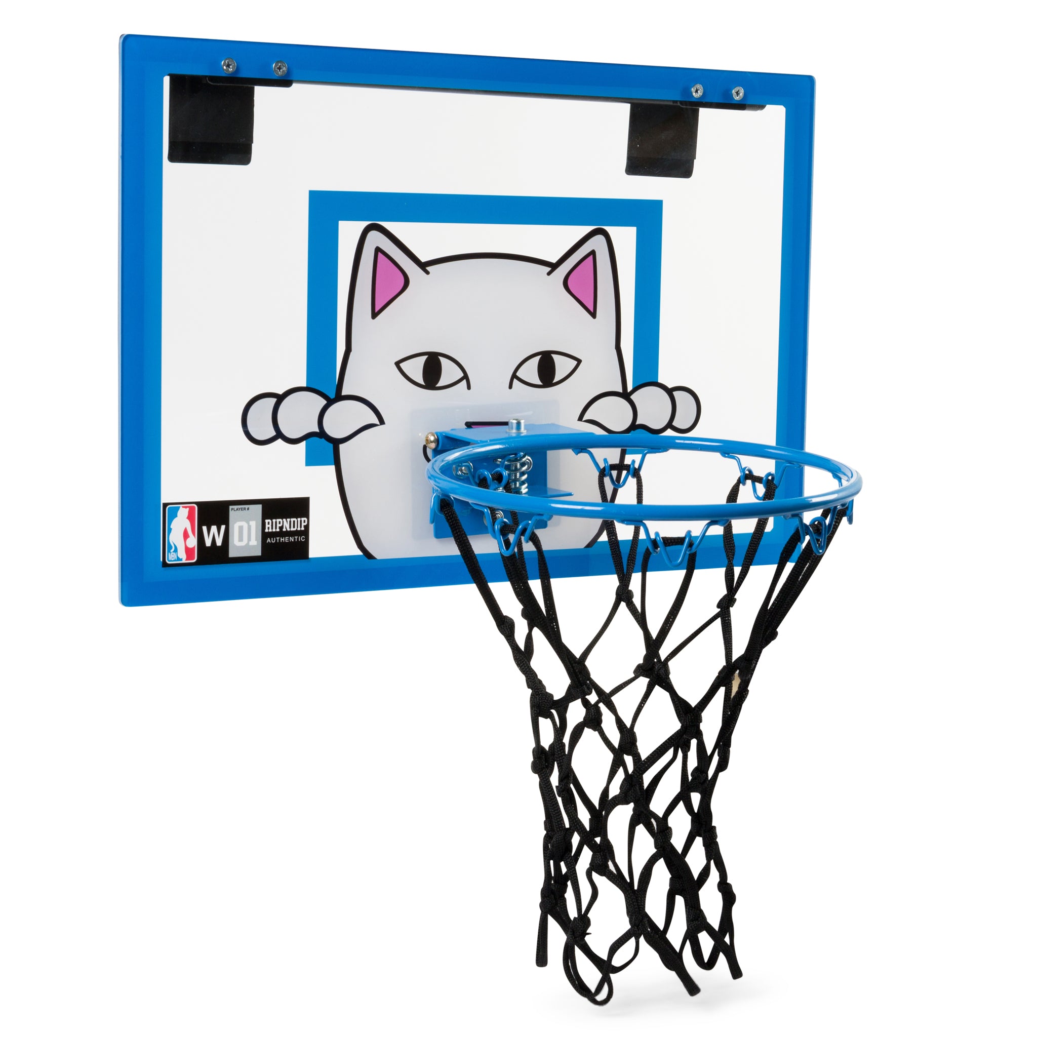 RIPNDIP Peeking Nermal Hanging Basketball Set (Blue)