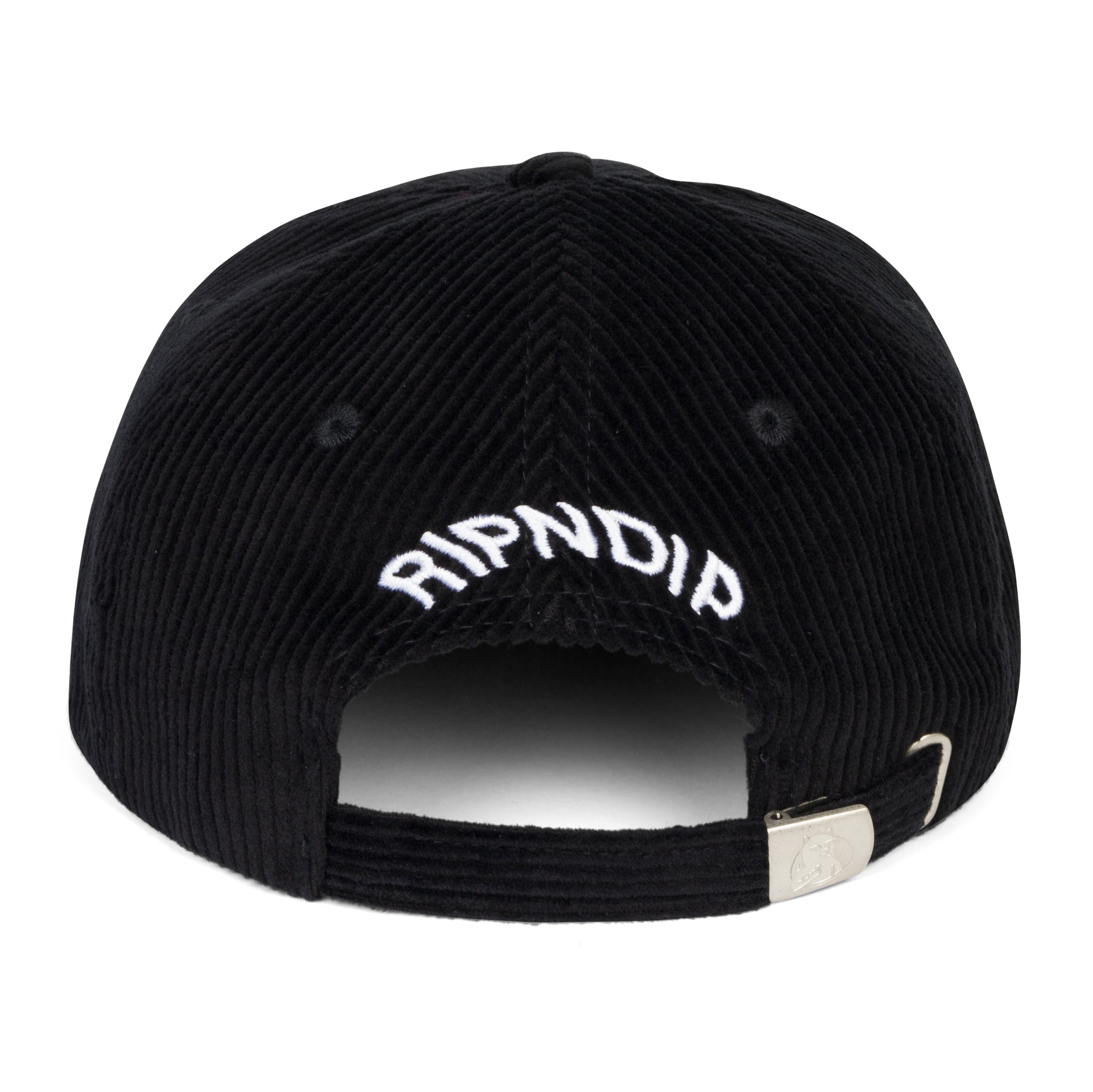 Kinetic Field 6 Panel Corduroy Strapback (Black)