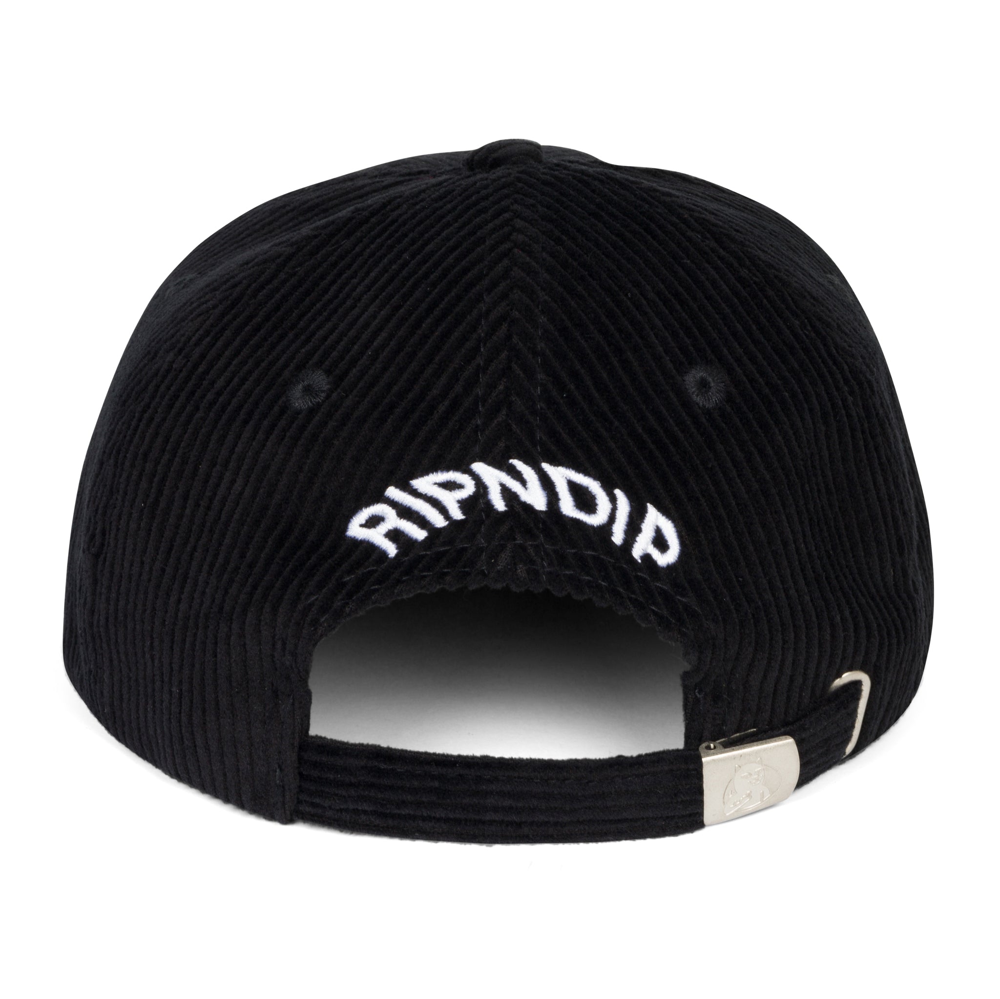 RIPNDIP Kinetic Field 6 Panel Corduroy Strapback (Black)