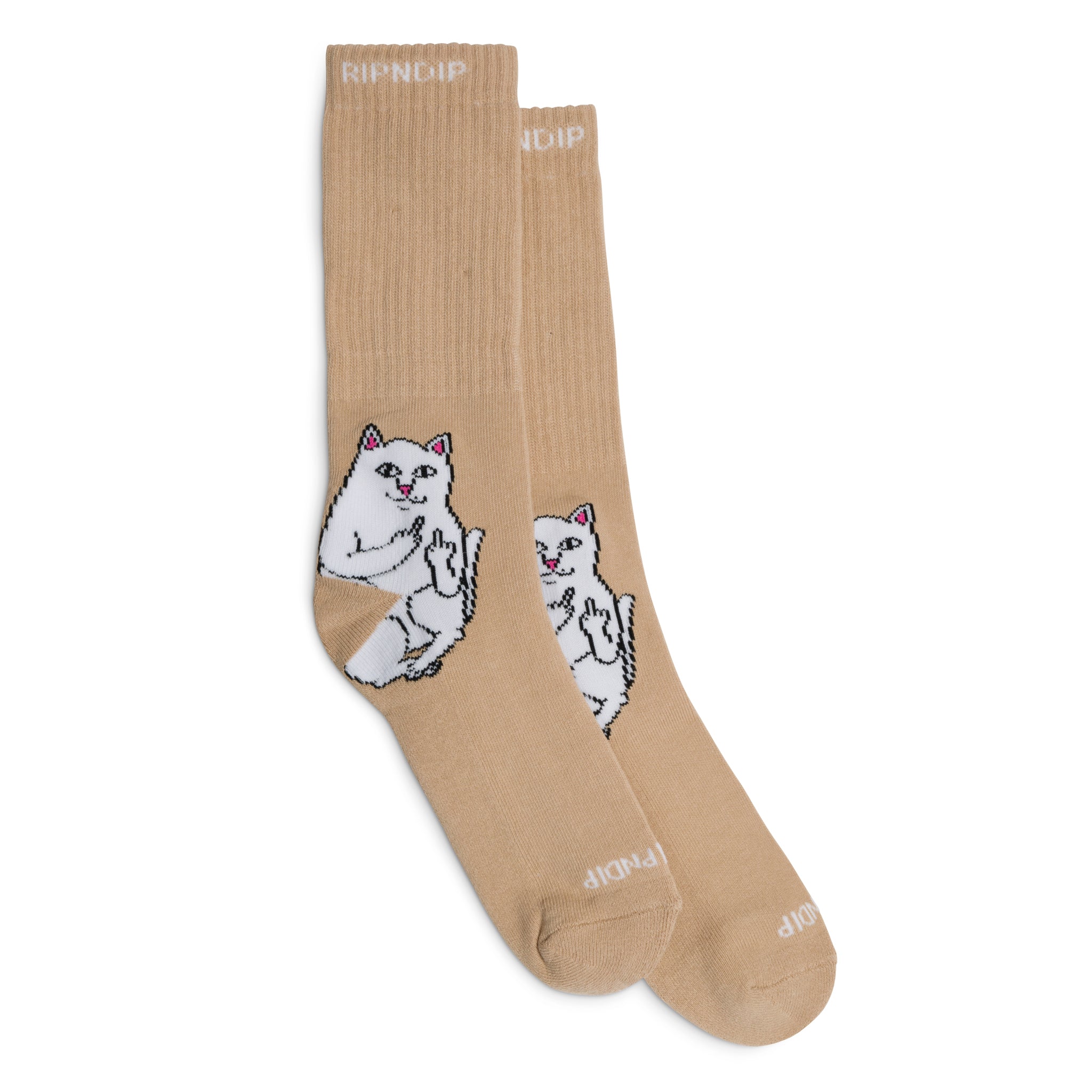 RIPNDIP Lord Nermal Socks (Almond)