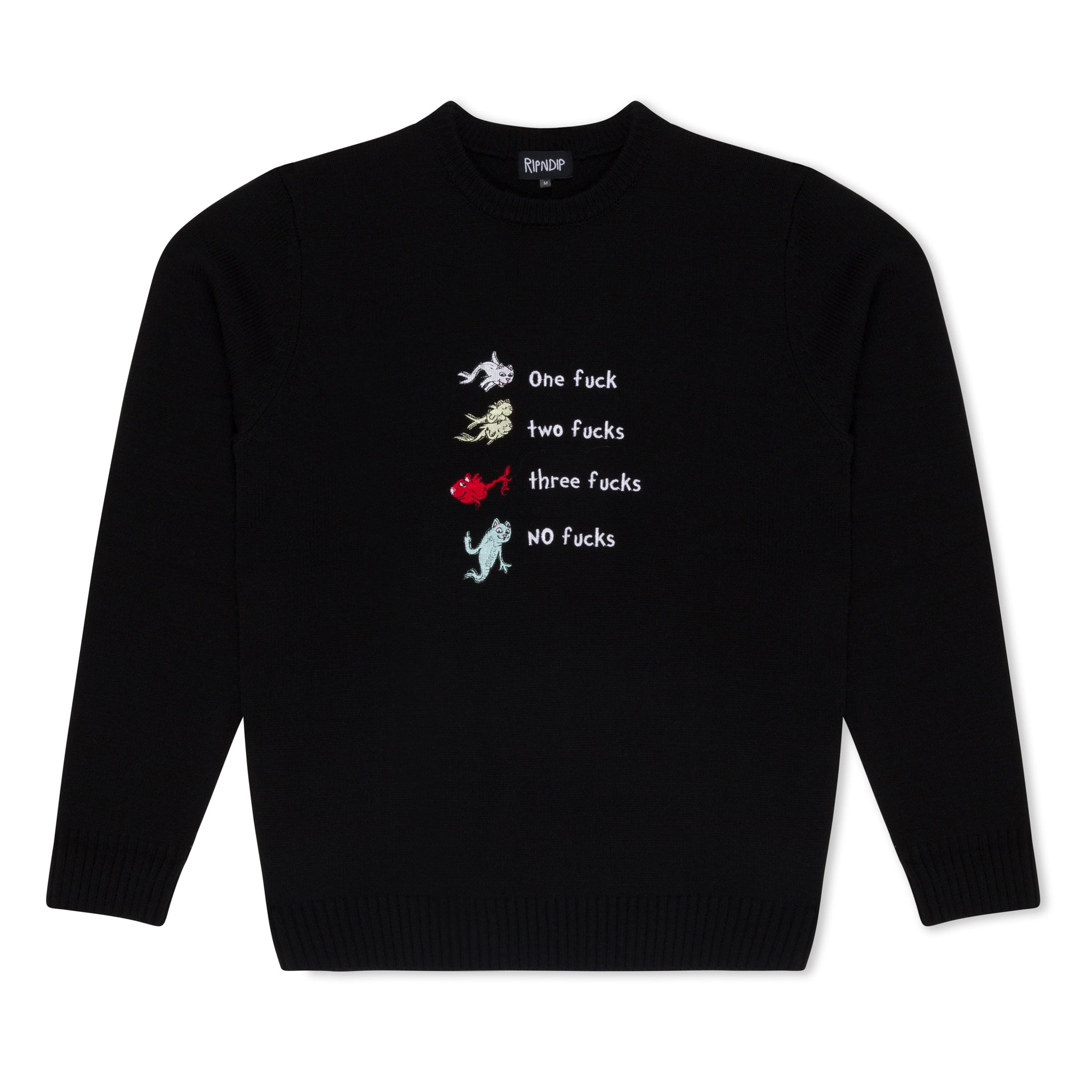 Down By The Seashore Knit Sweater (Black)