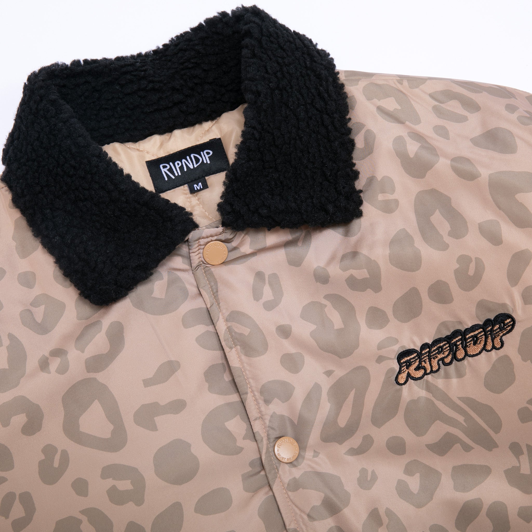 RIPNDIP Spotted Button Down Jacket (Tan)