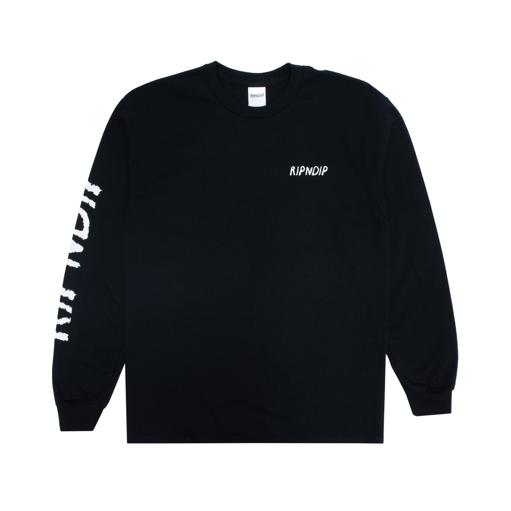Runaway Long Sleeve (Black) – RIPNDIP - Main Image