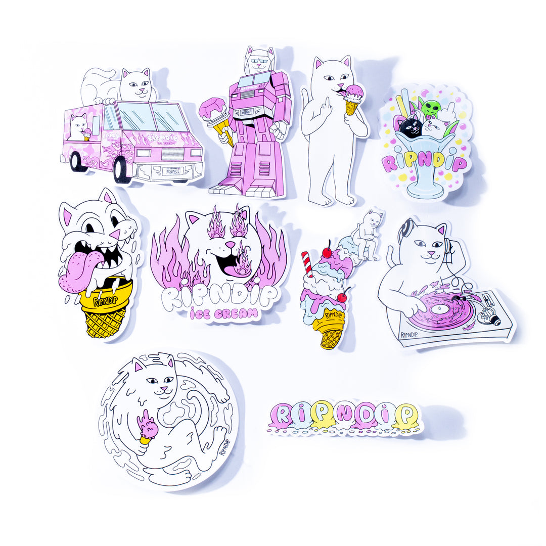 Ice Cream Sticker Pack (Multi) – RIPNDIP