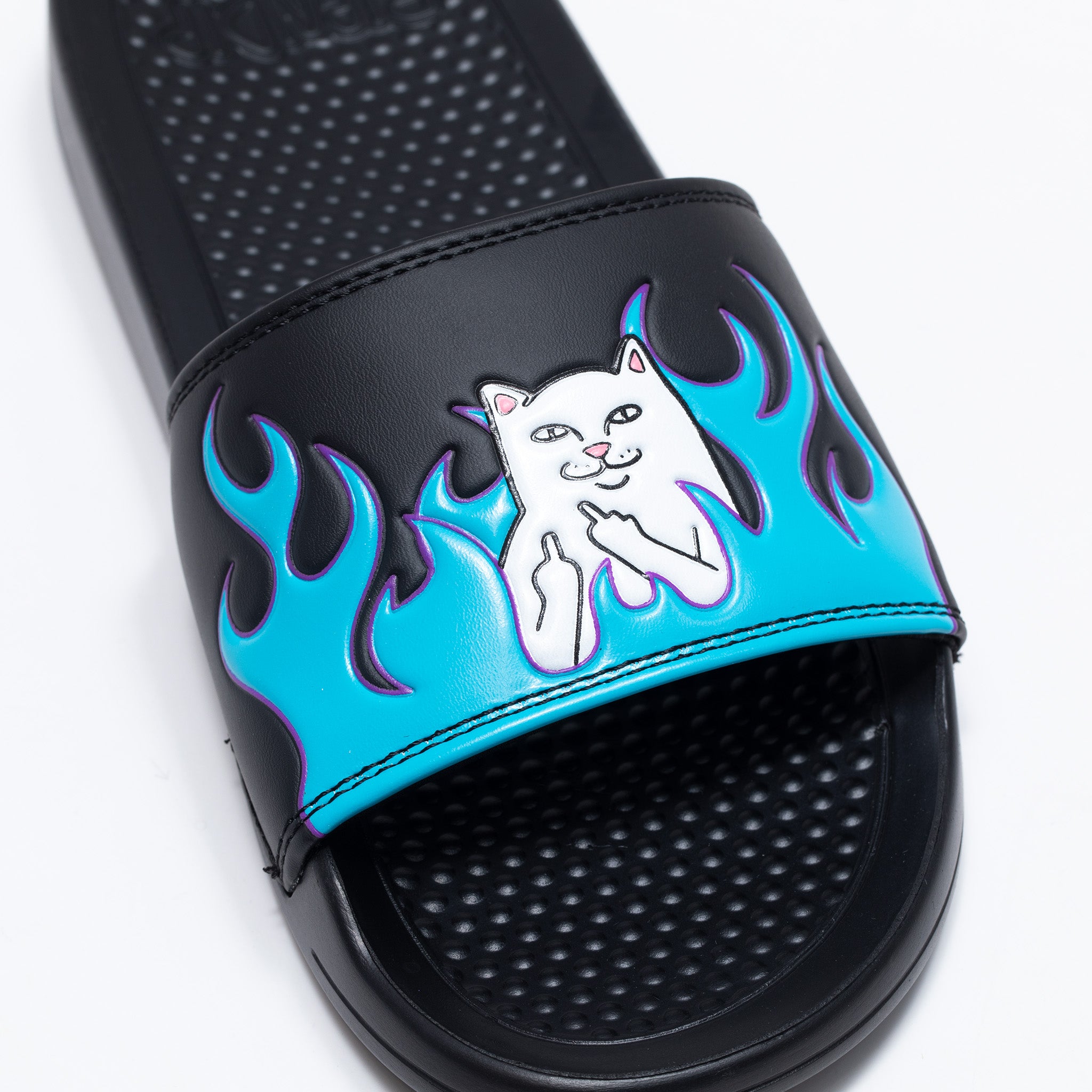 343959 Welcome to Heck Slides (Black/Blue)