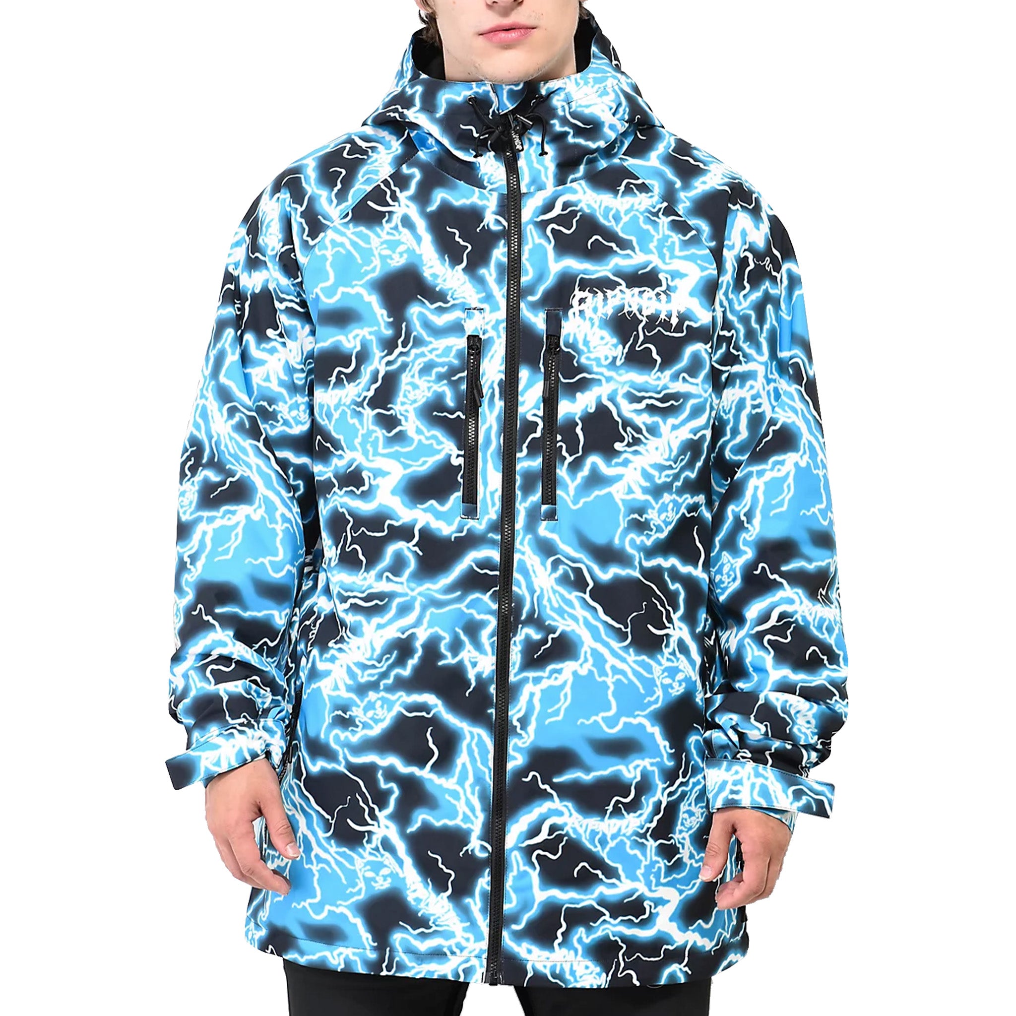 RIPNDIP Nikola Snowboard Jacket (Black / Blue)