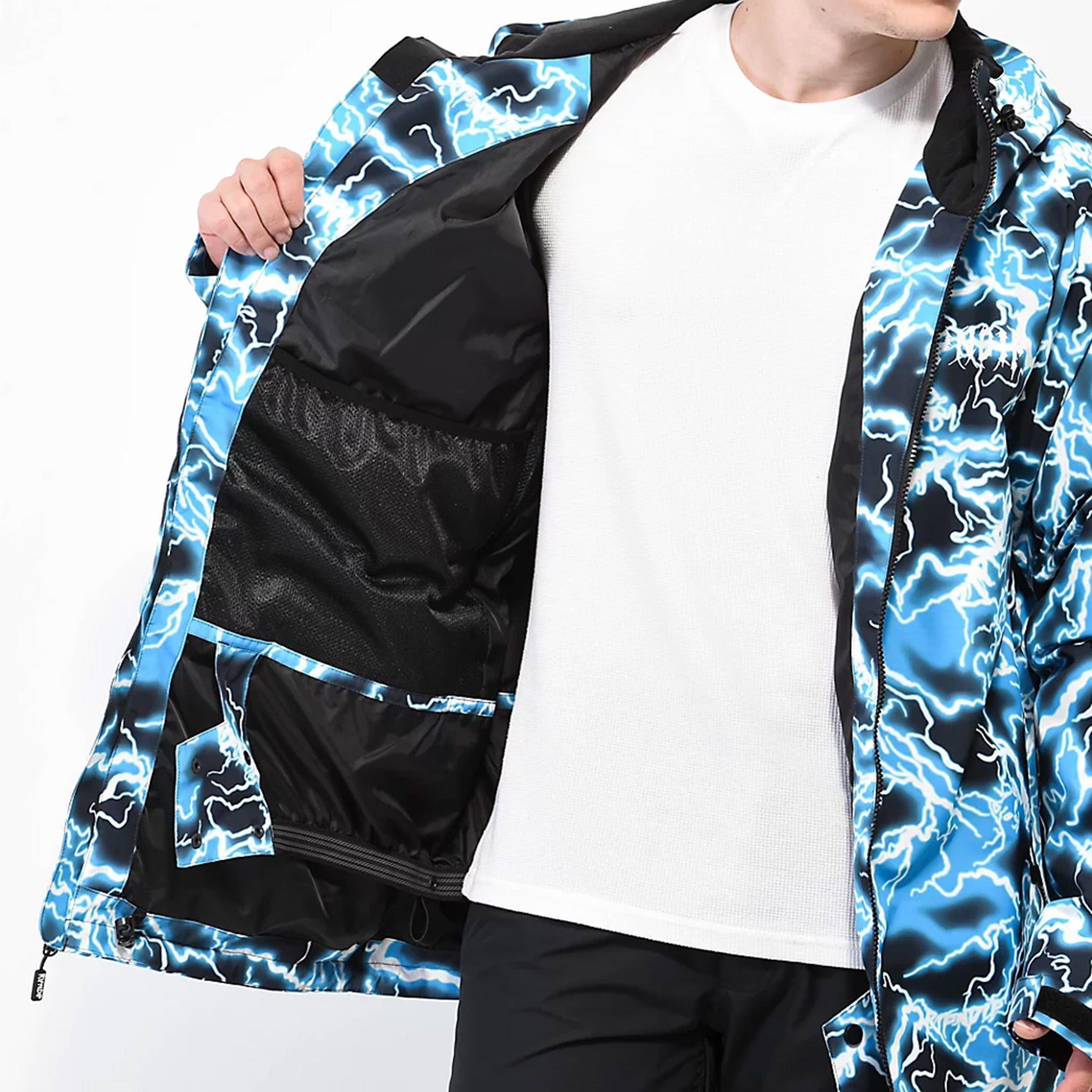 RIPNDIP Nikola Snowboard Jacket (Black / Blue)