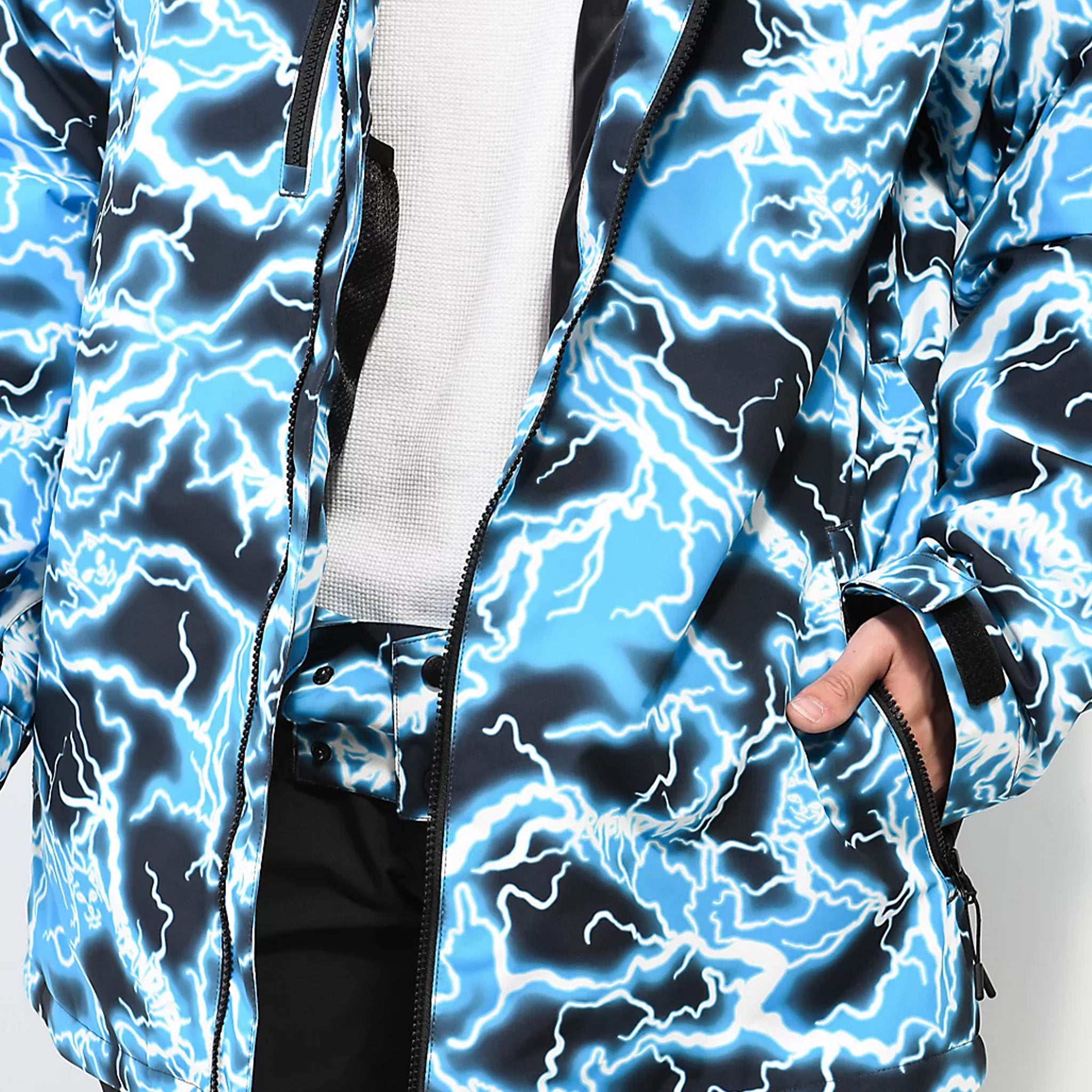 RIPNDIP Nikola Snowboard Jacket (Black / Blue)