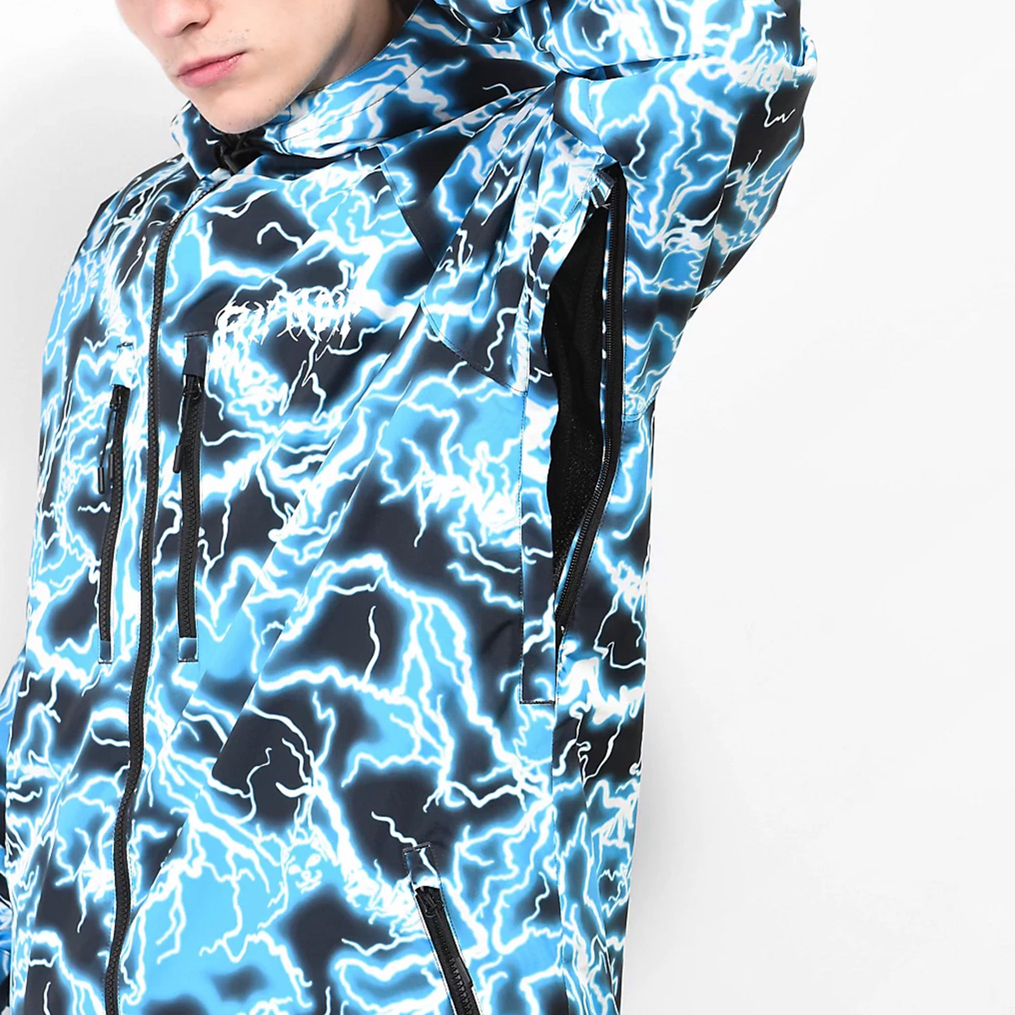 RIPNDIP Nikola Snowboard Jacket (Black / Blue)