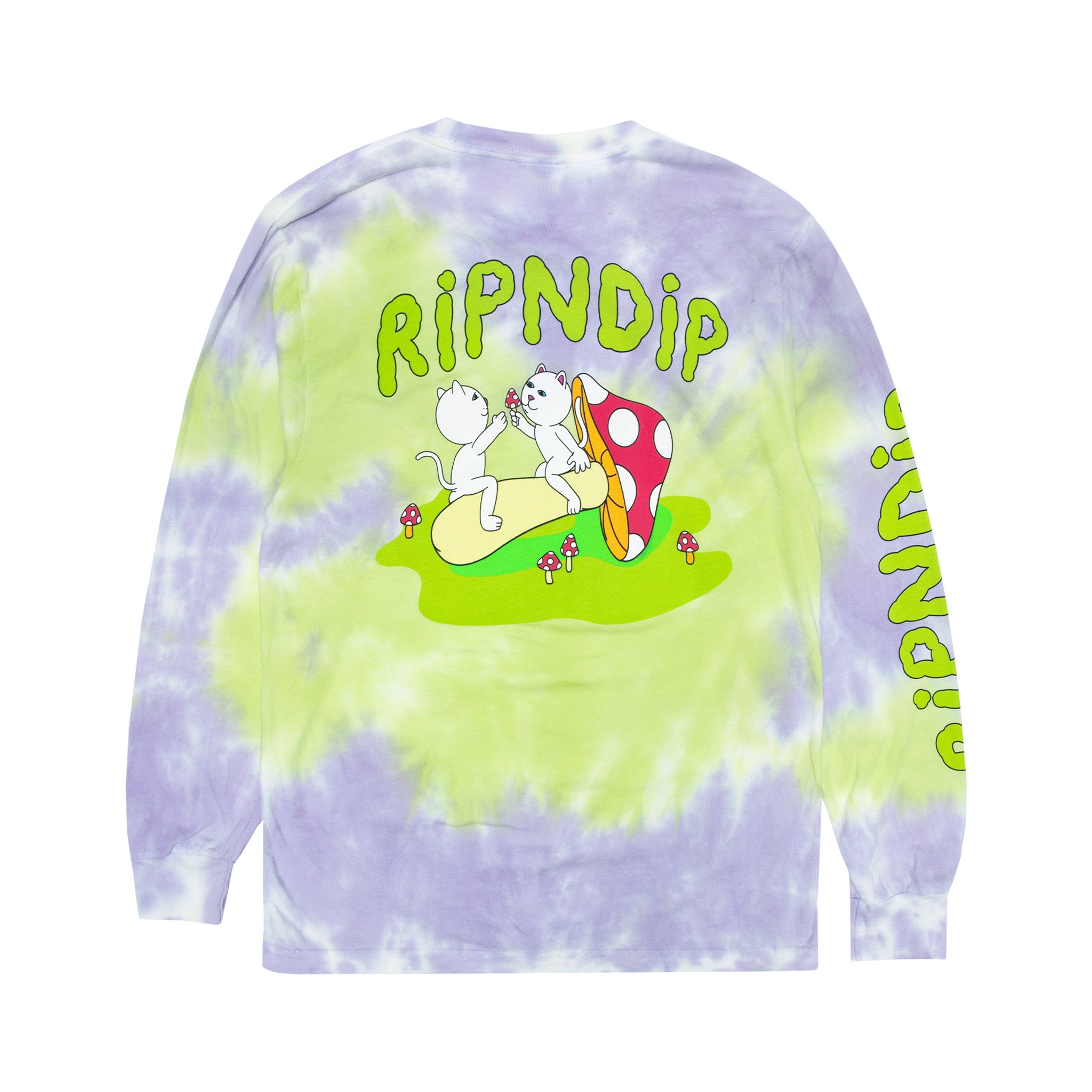RIPNDIP Sharing Is Caring Long Sleeve (Neon/Lavender Dye)