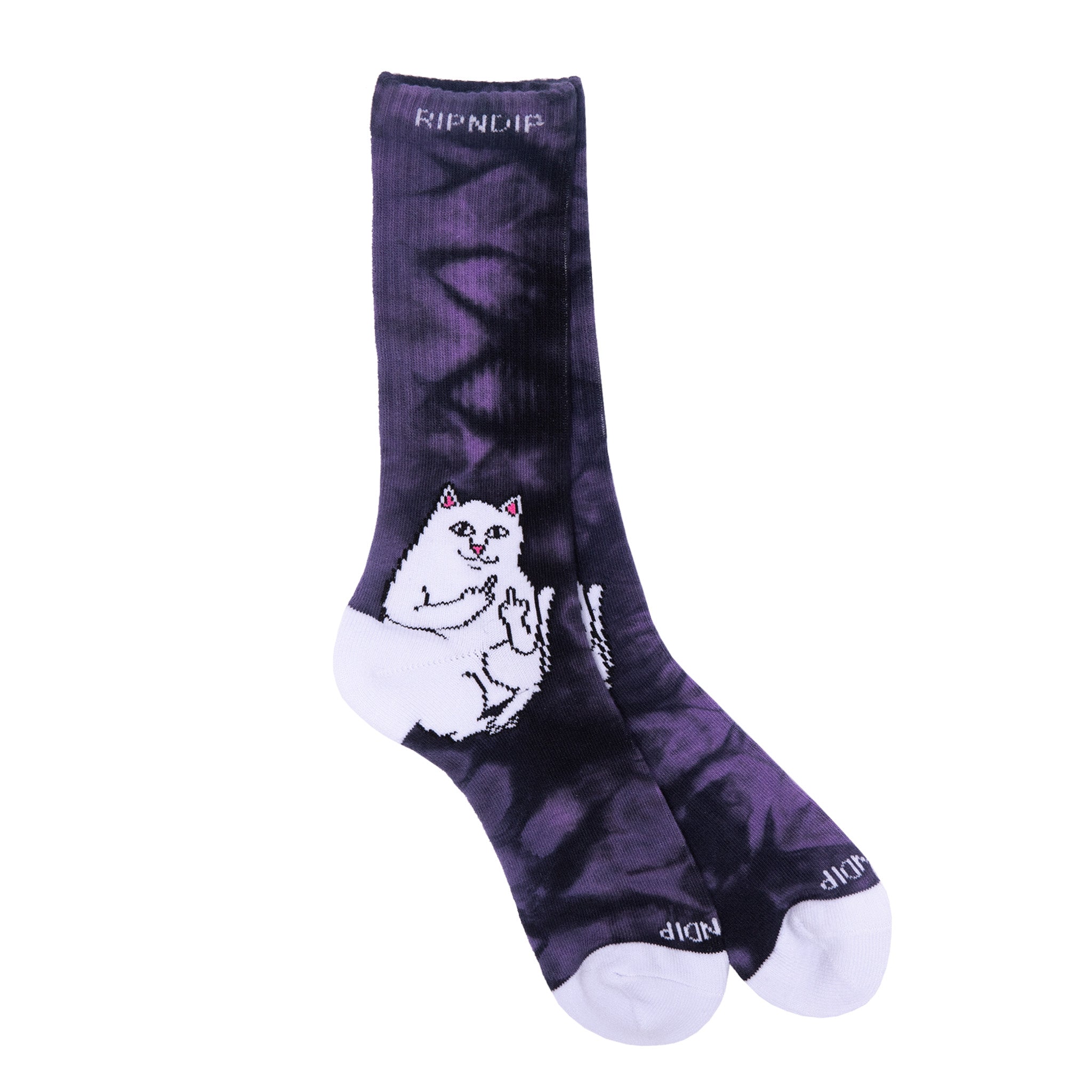 Lord Nermal Socks (Purple Lightning)