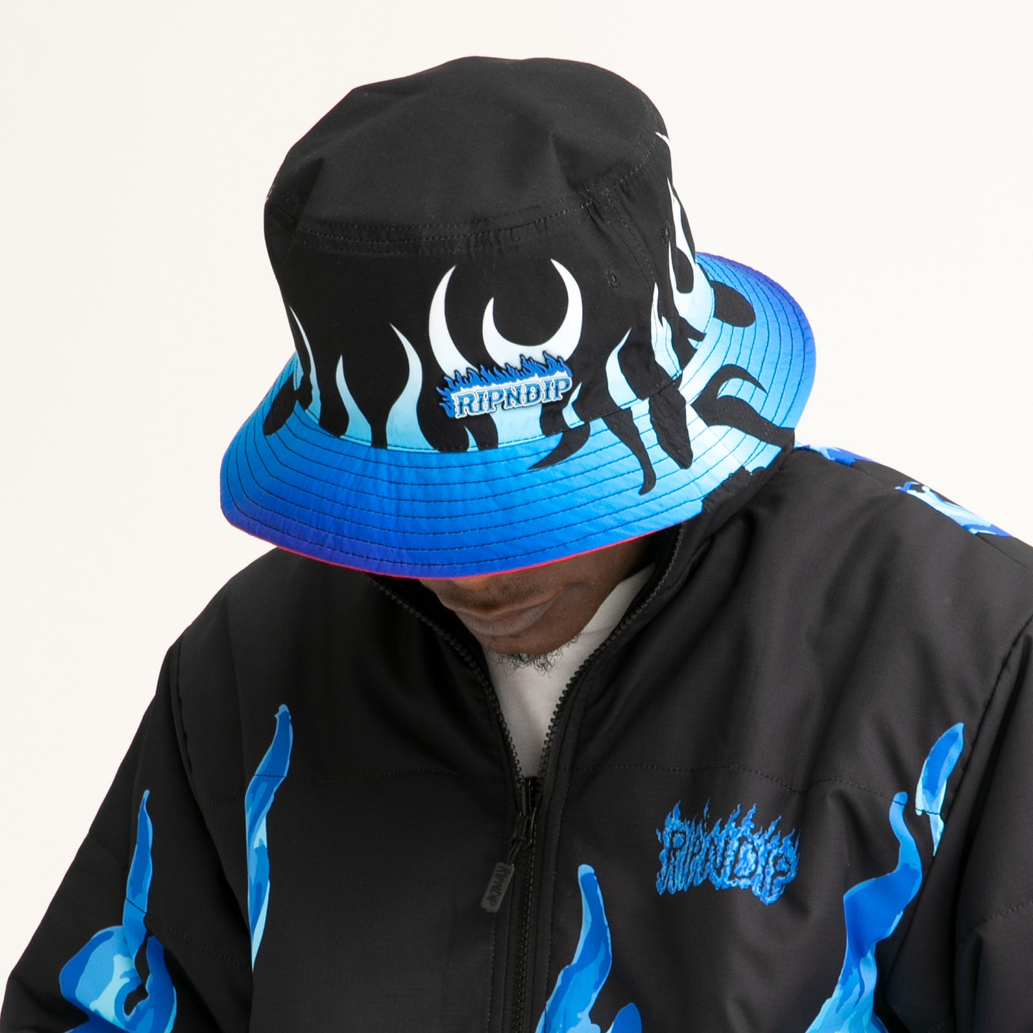 RIPNDIP Welcome To Heck Reversible Bucket Hat (Black)