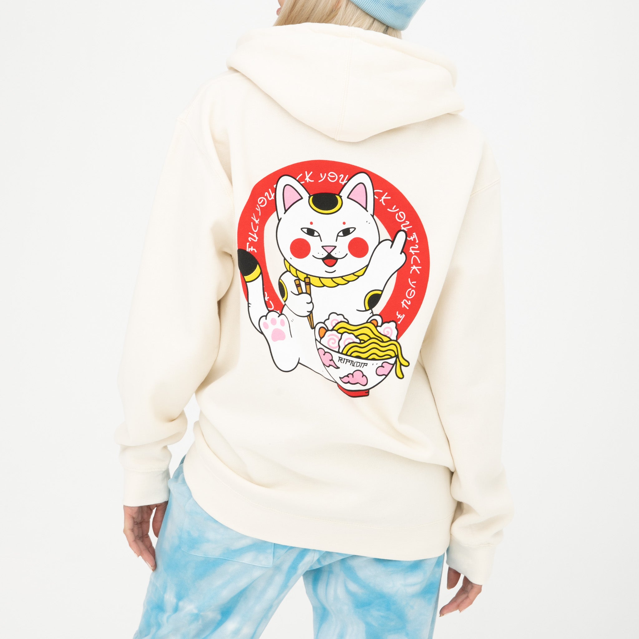 Lucky Nerm Hoodie (Natural) – RIPNDIP