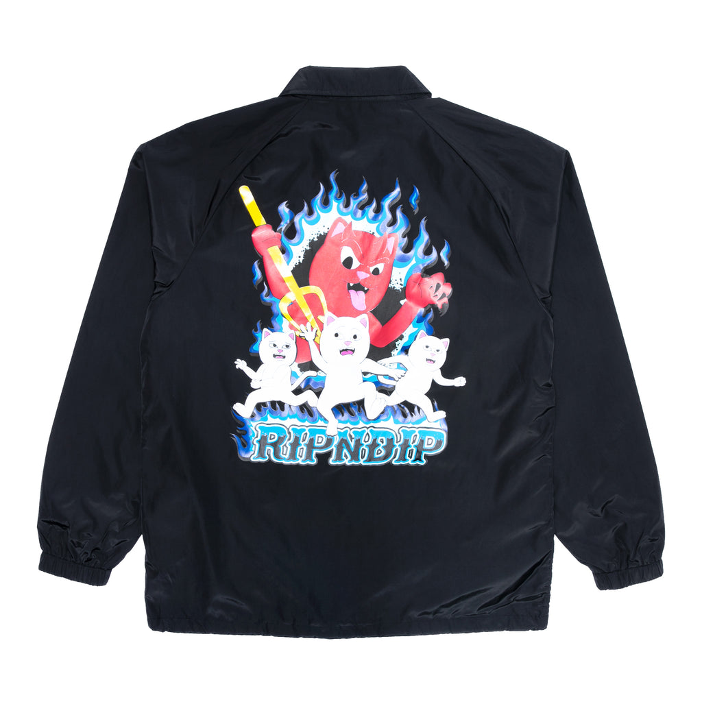 Ripndip Hades Coaches Jacket Black M コーチジャケット Hades Coach Jacket (Black) – RIPNDIP