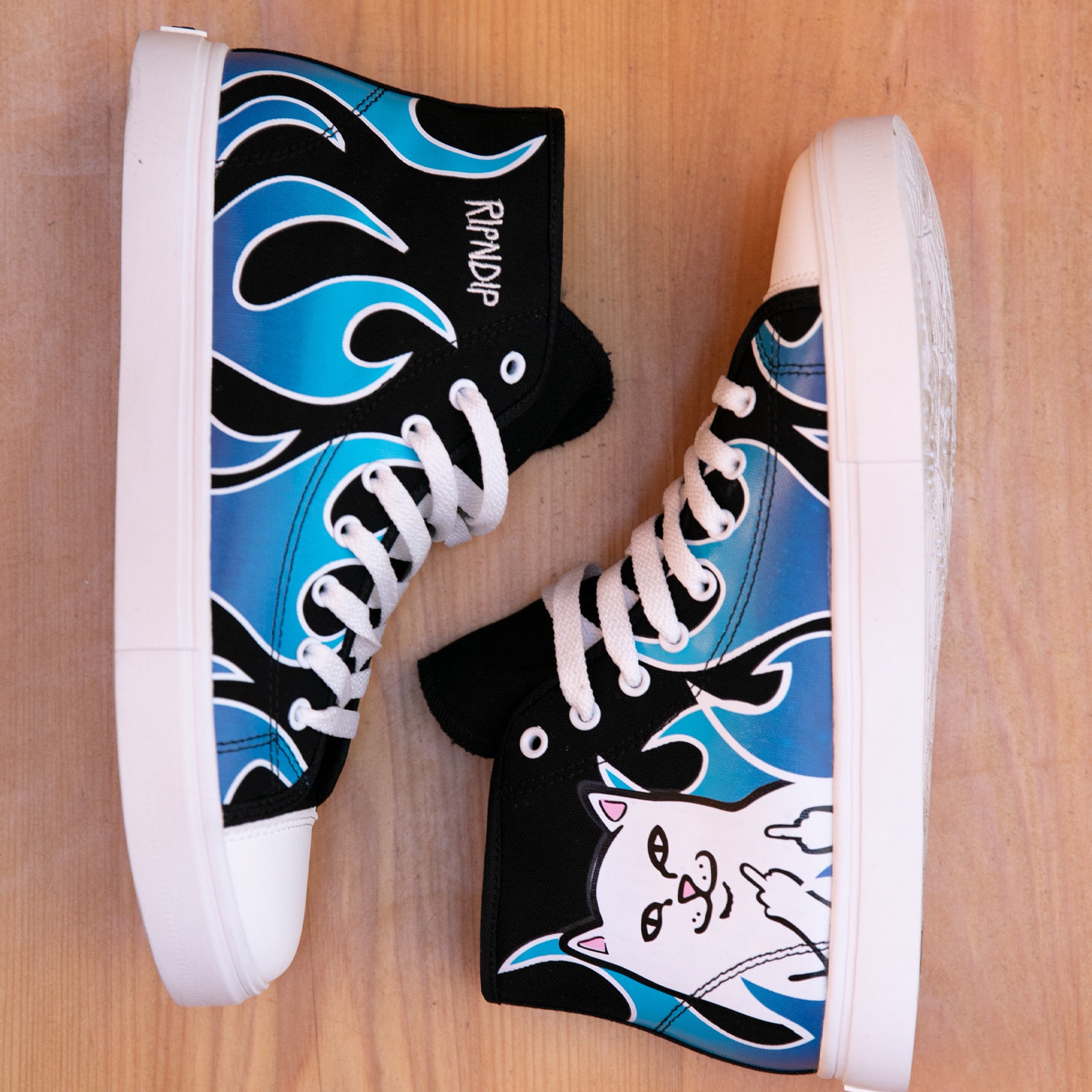 Lord Nermal Hades High Top Shoes (Blue/Black)