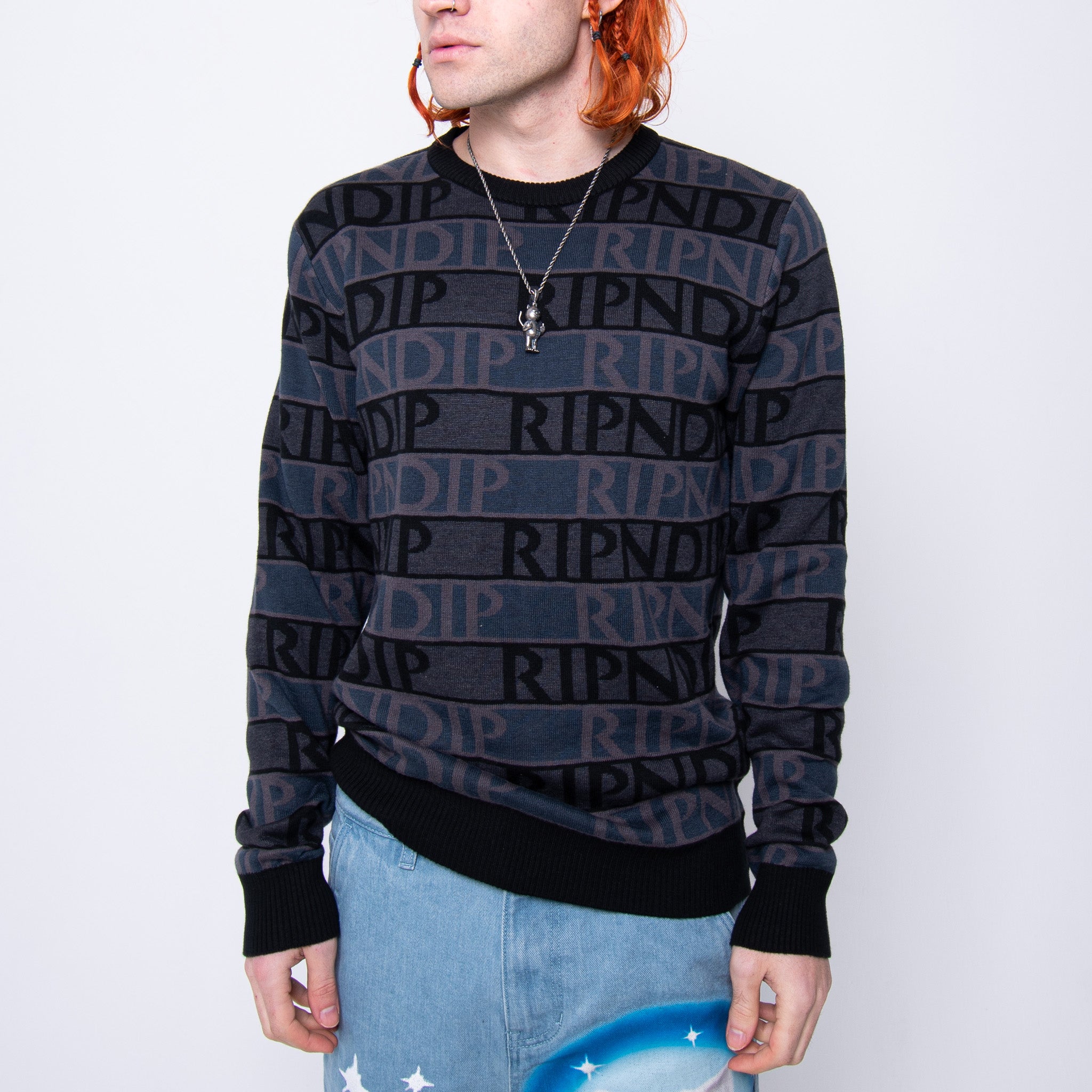 Highland Knit Sweater (Black)