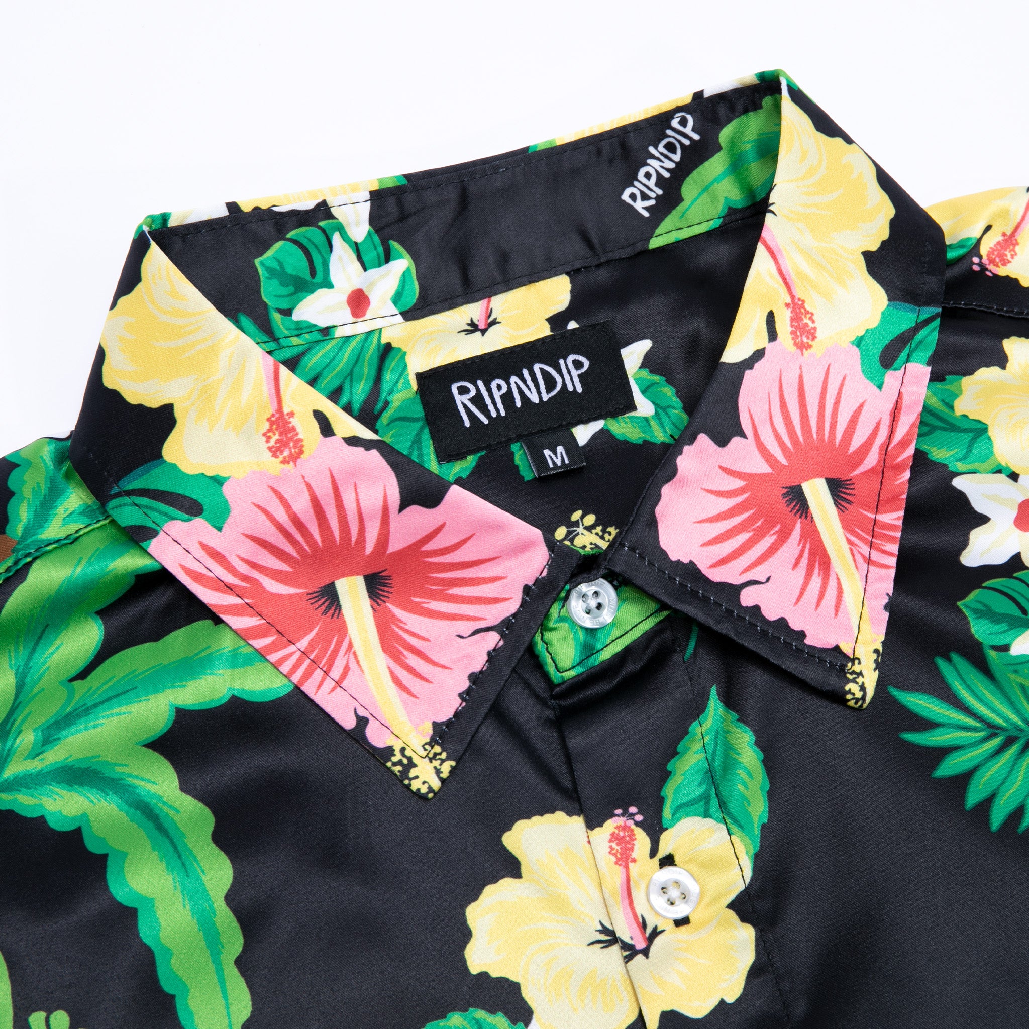 RIPNDIP Aloha Nerm Short Sleeve Button Up (Black)