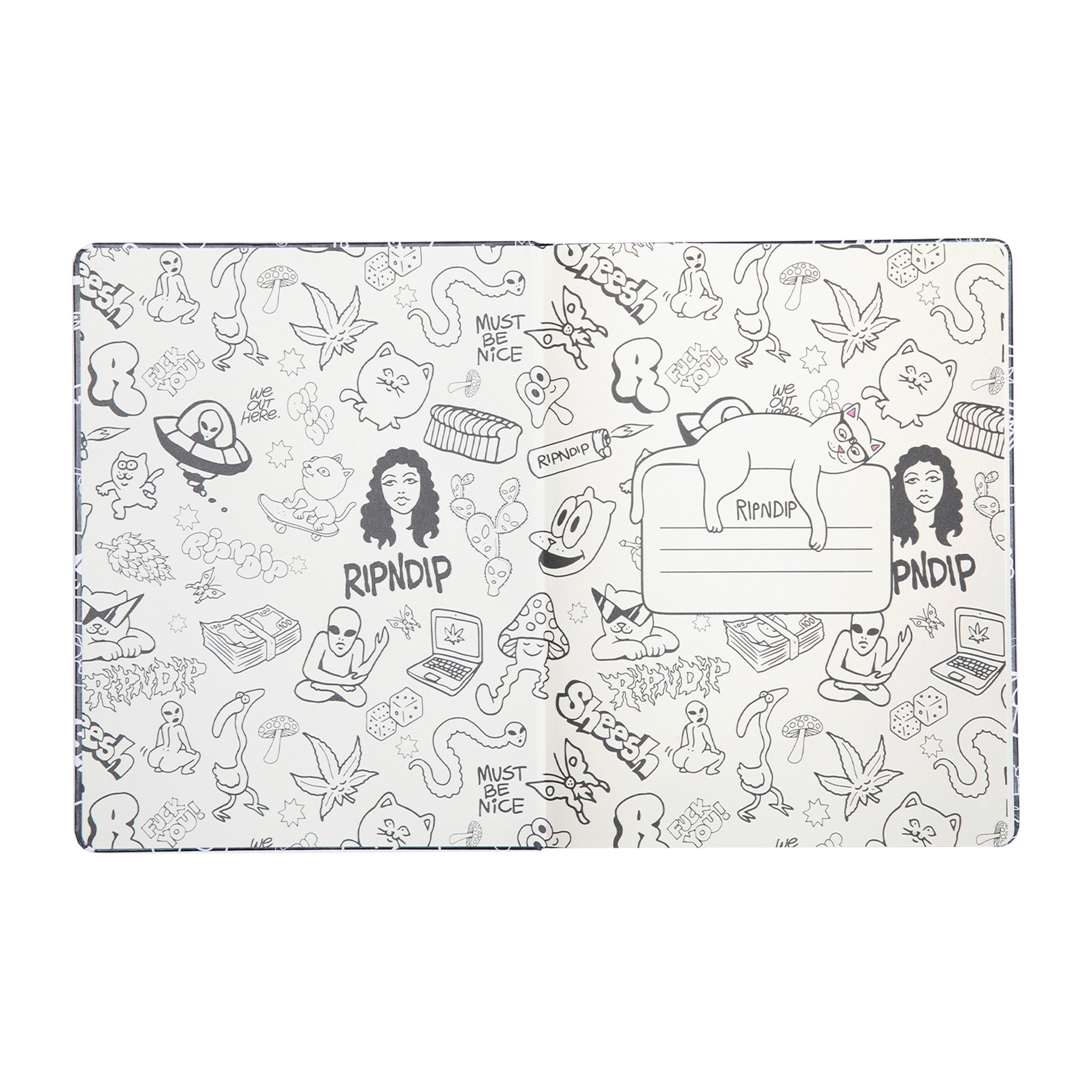 RIPNDIP Nerm Doodle Notebook