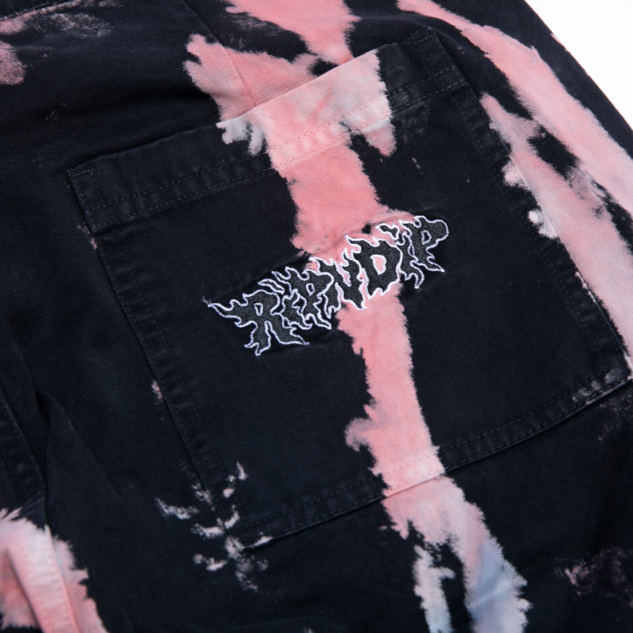 RIPNDIP Blaze Pants (Black/Peach/Purple Tie Dye)