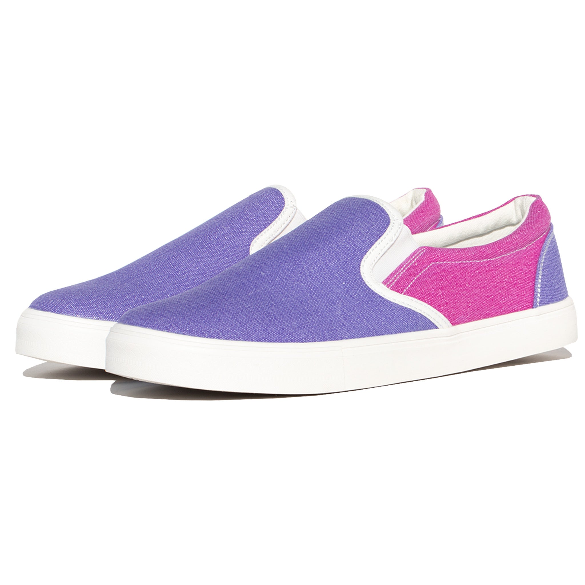 Lord Nermal UV Activated Slip Ons (Blue/Fuschia) – RIPNDIP
