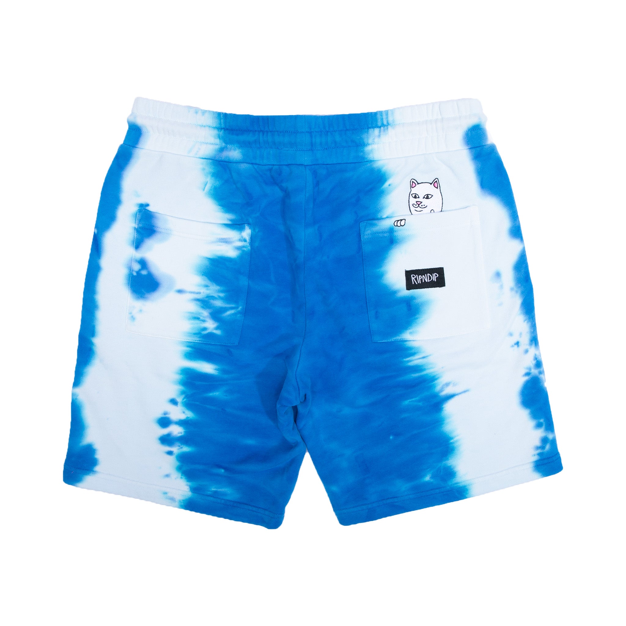 RIPNDIP Wilshire Sweatshorts (Blue Stripe Dye)