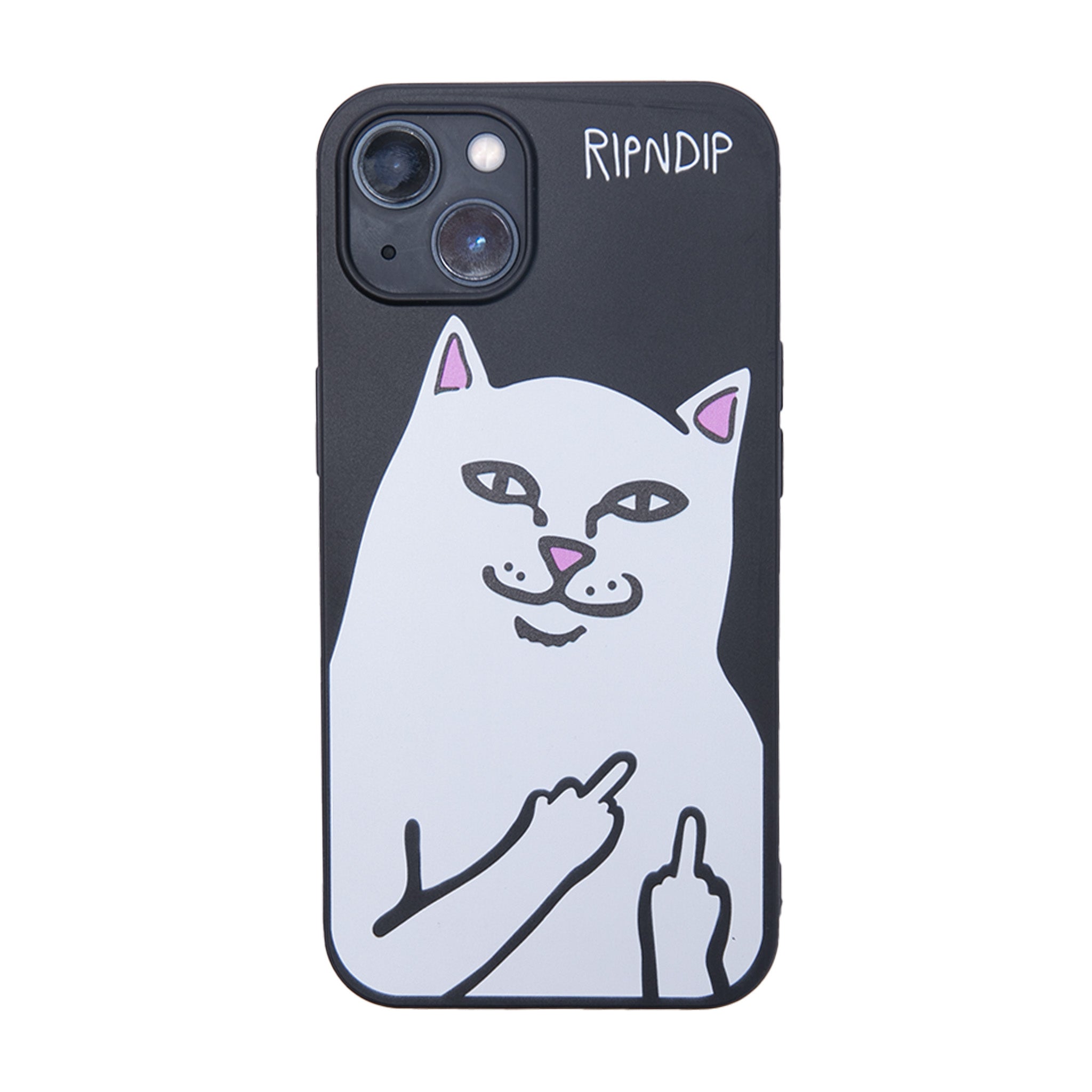 RIPNDIP Lord Nermal Iphone Case - 12/13 (Black)