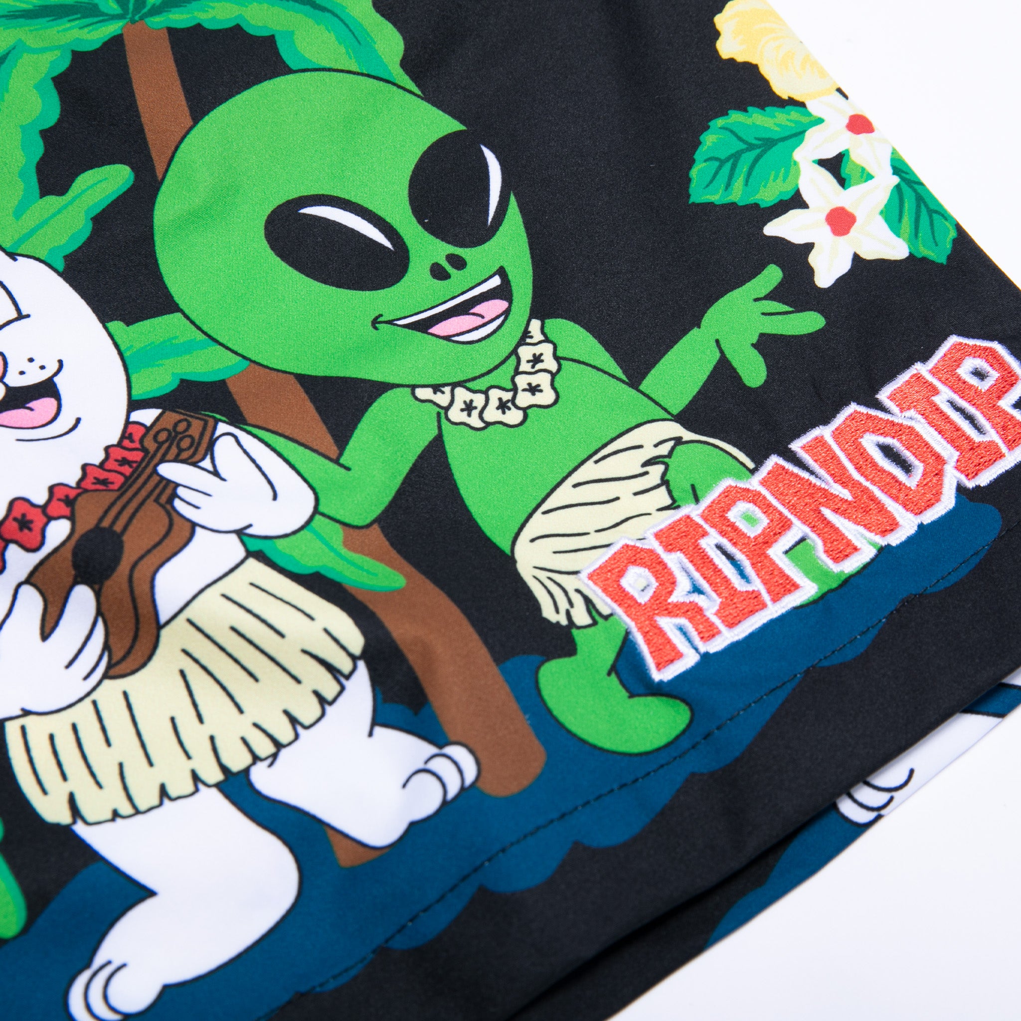 RIPNDIP Aloha Nerm Swim Shorts (Black)