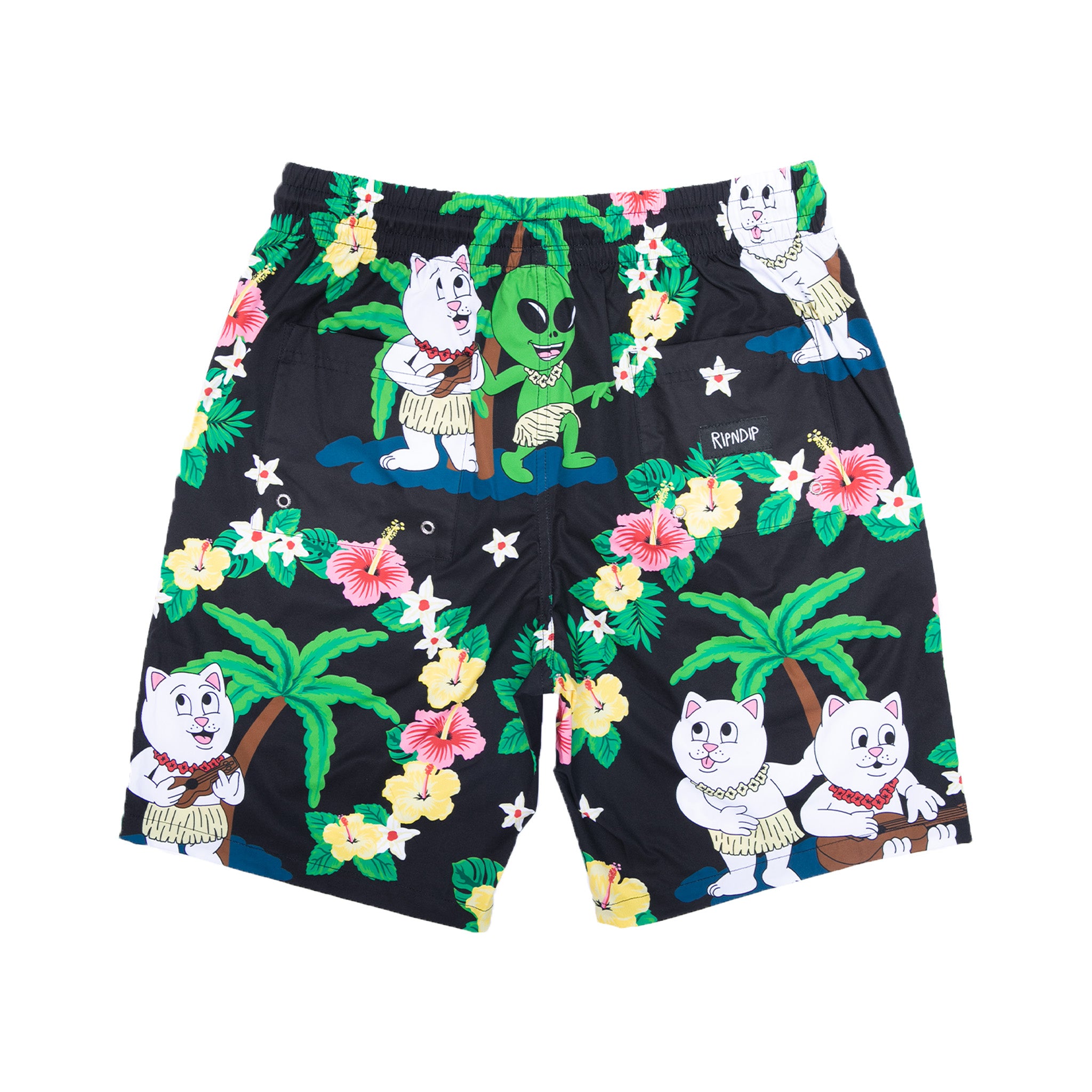 RIPNDIP Aloha Nerm Swim Shorts (Black)