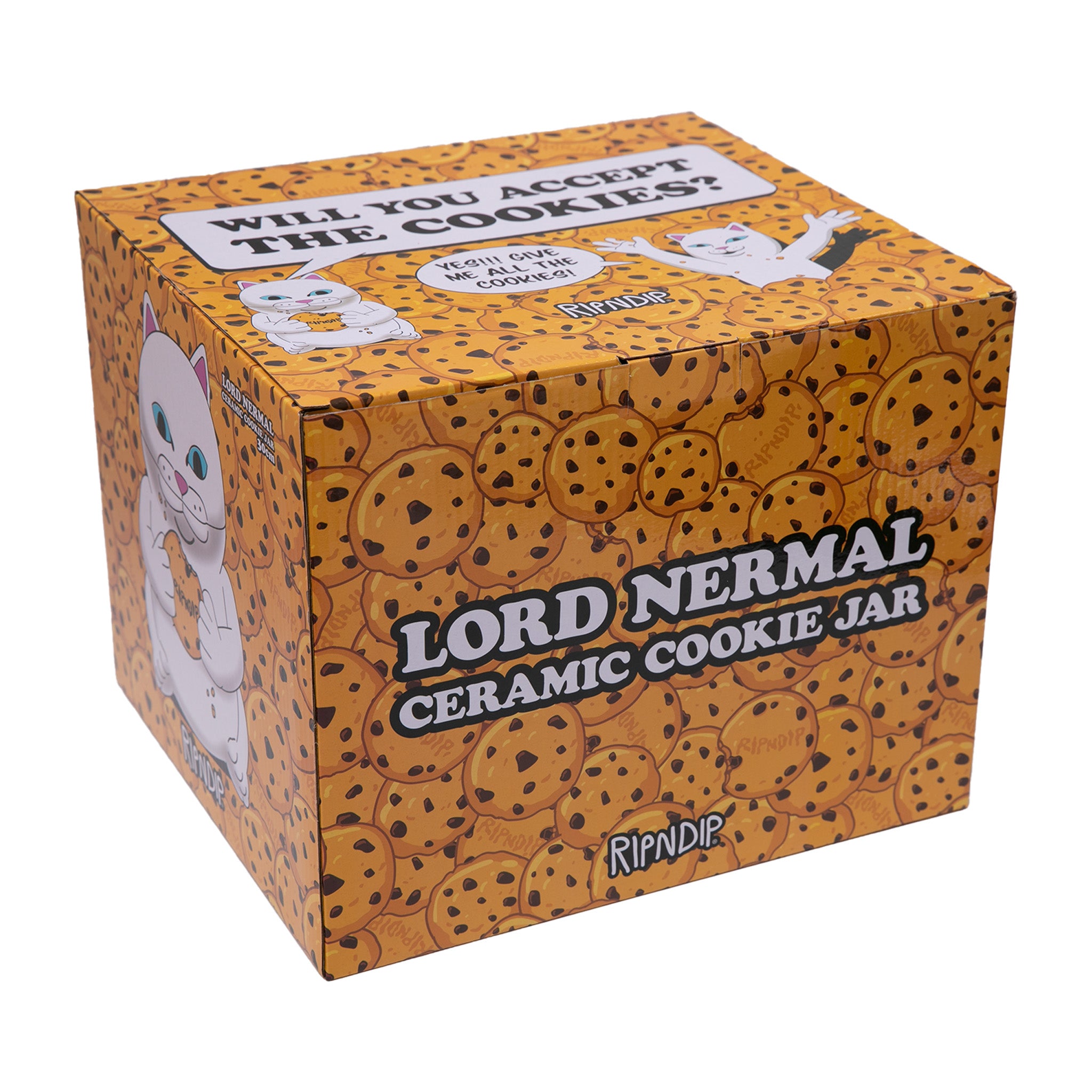 RipNDip Lord Nermal Ceramic Cookie Jar