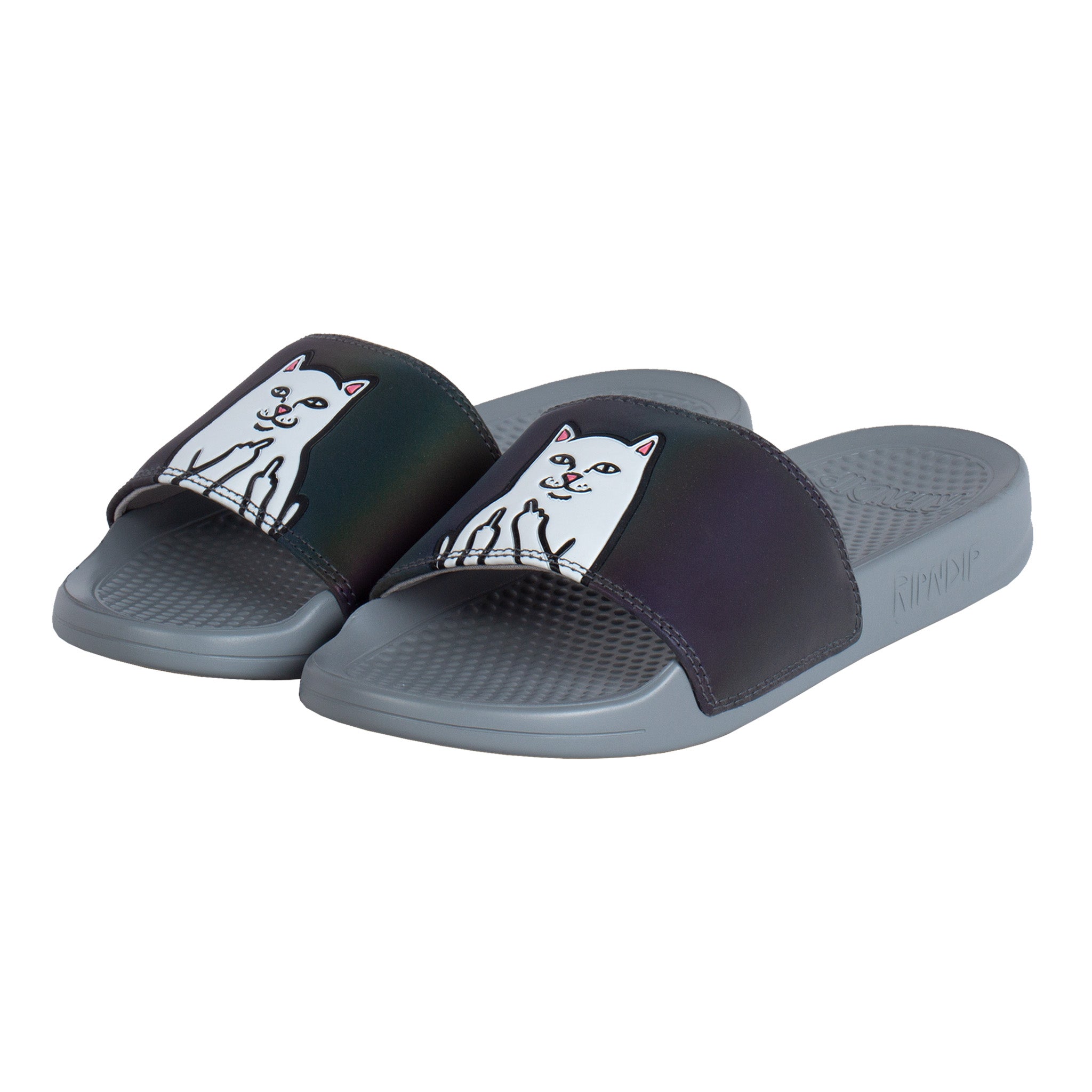 317209 Lord Nermal Slides (Black Iridescent)