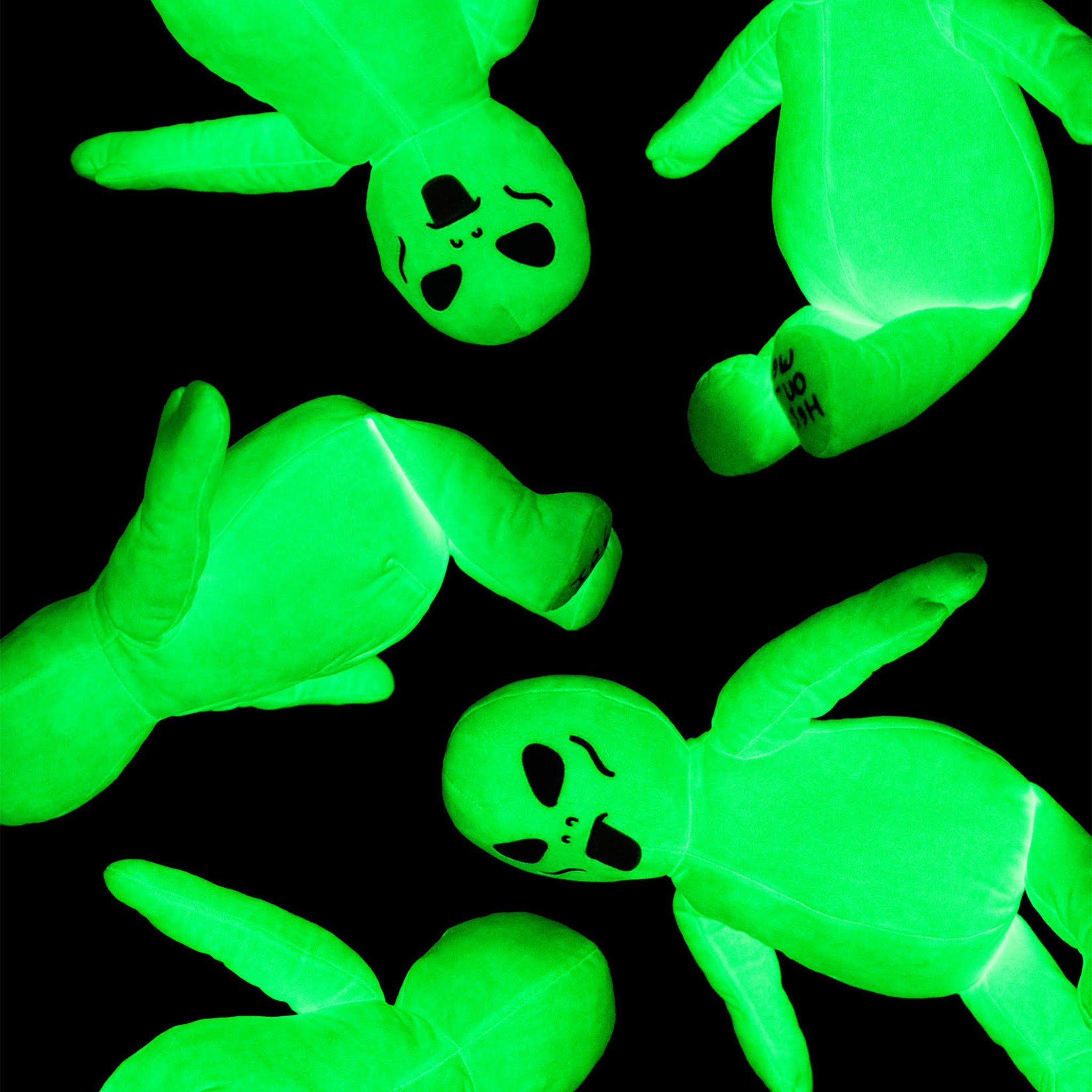 RipNDip Lord Alien Glow In The Dark Plush (Green)