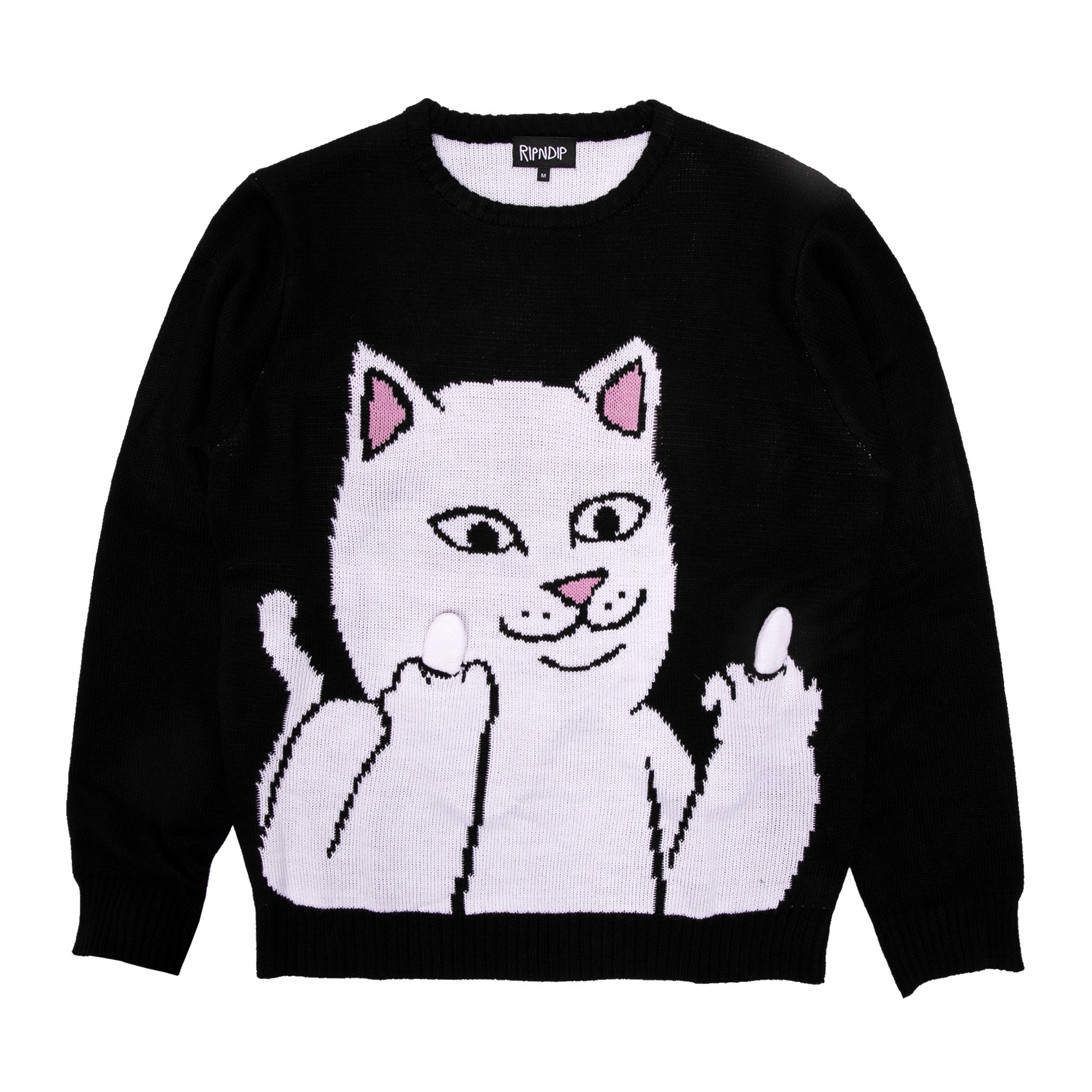 341138 Lord Nermal Flippy Knitty Sweater (Black)