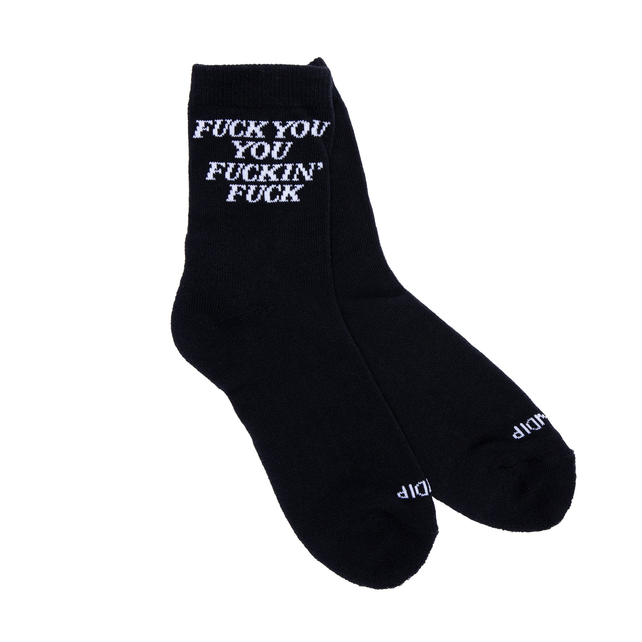 RIPNDIP Fucking Fuck Mid Socks (Black)