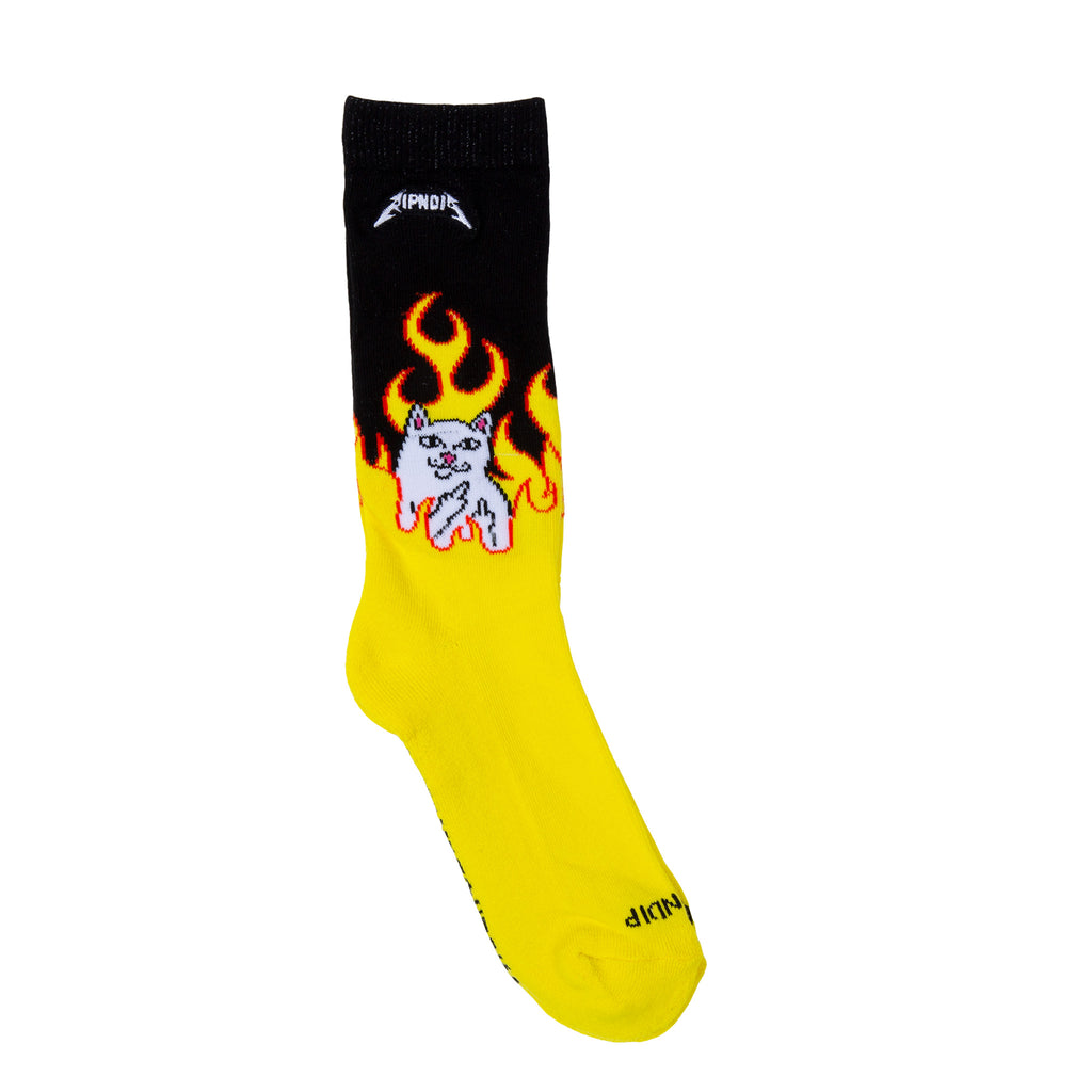 Calcetines Hombre  Ripndip Welcome To Heck Calcetines Negros Y