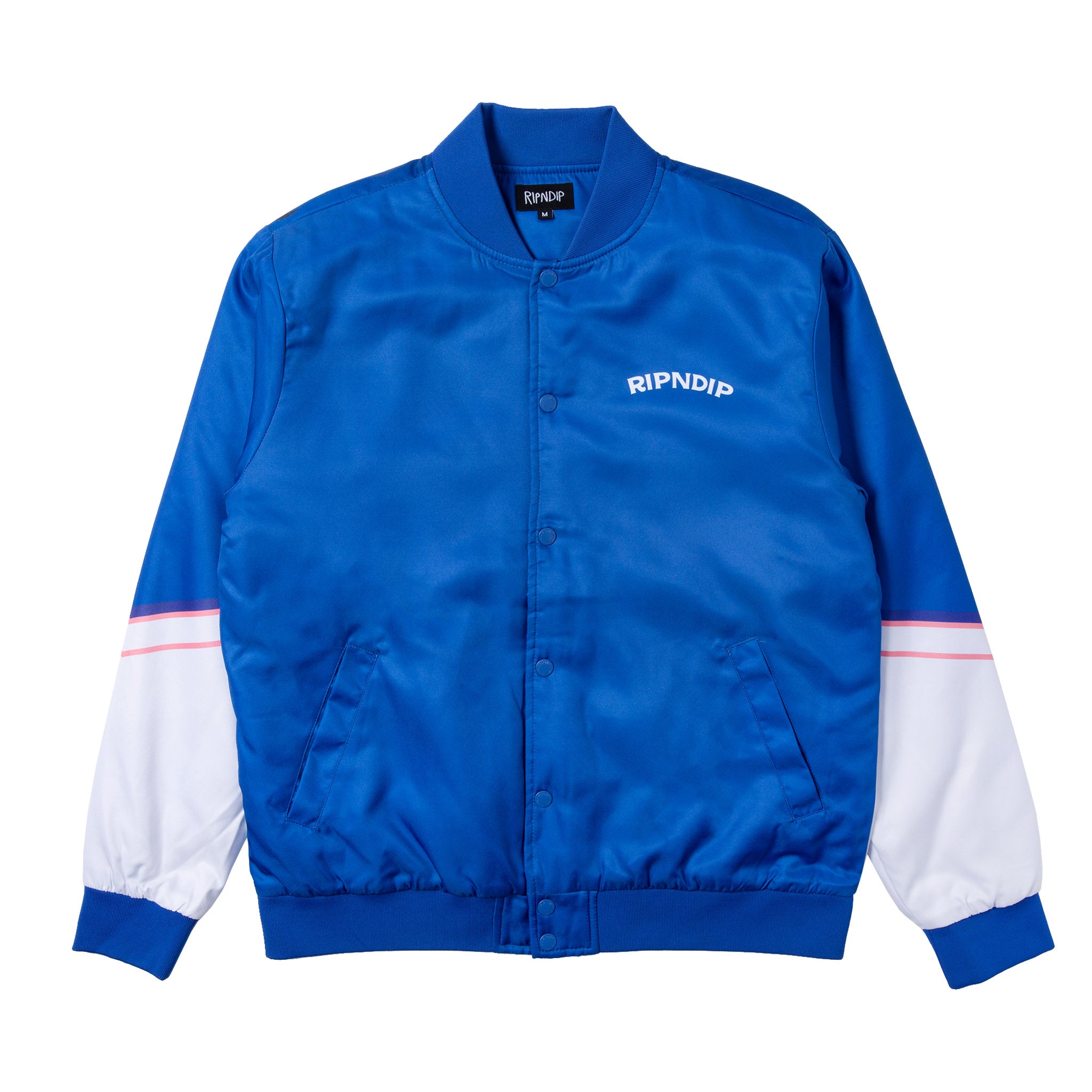 RipNDip Show Biz Poly Varsity Jacket (Blue)