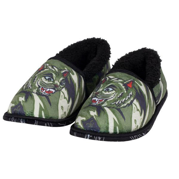 Tiger Nerm House Slippers (Green Camo)