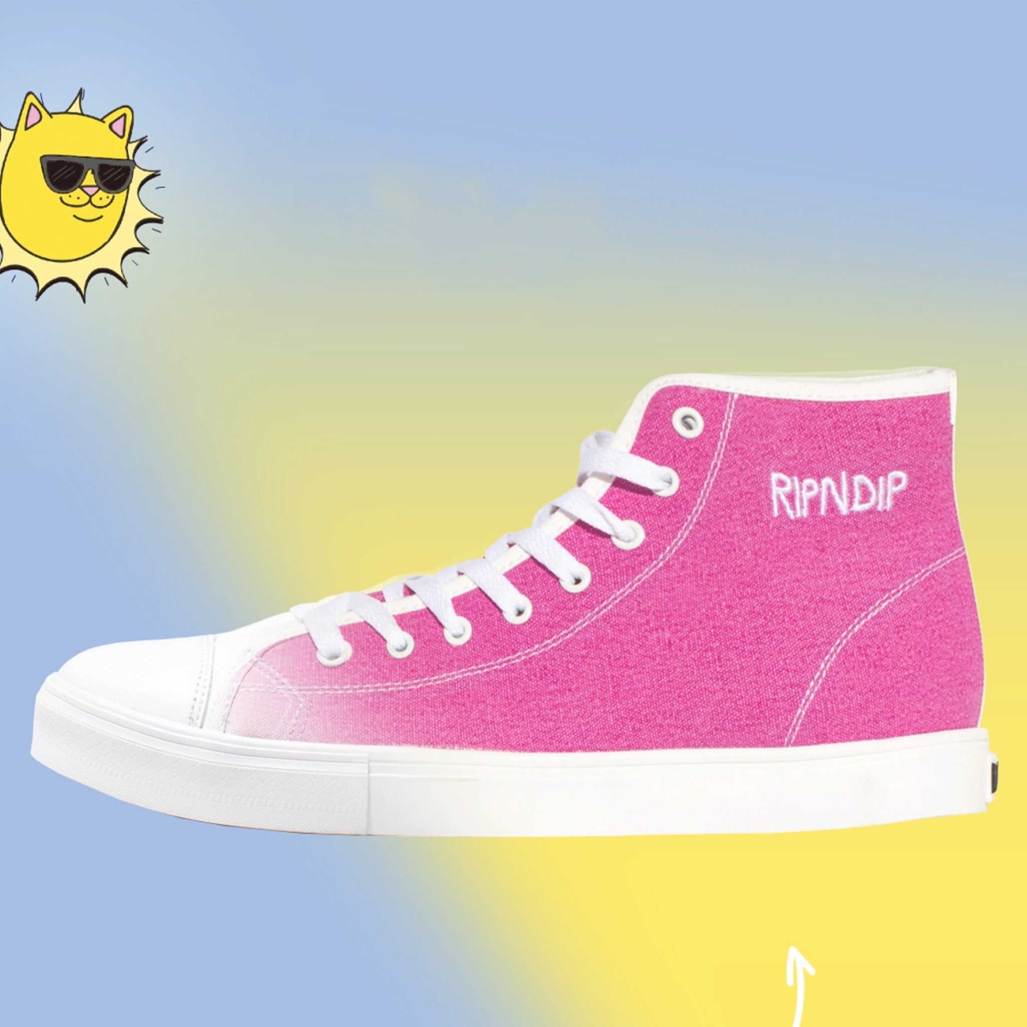 Lord Nermal Rip N Dip Color Changing UV High Top Skate Shoe  Mens Size 10 uv-shoe.gif?v=1762443526&width  main image 4
