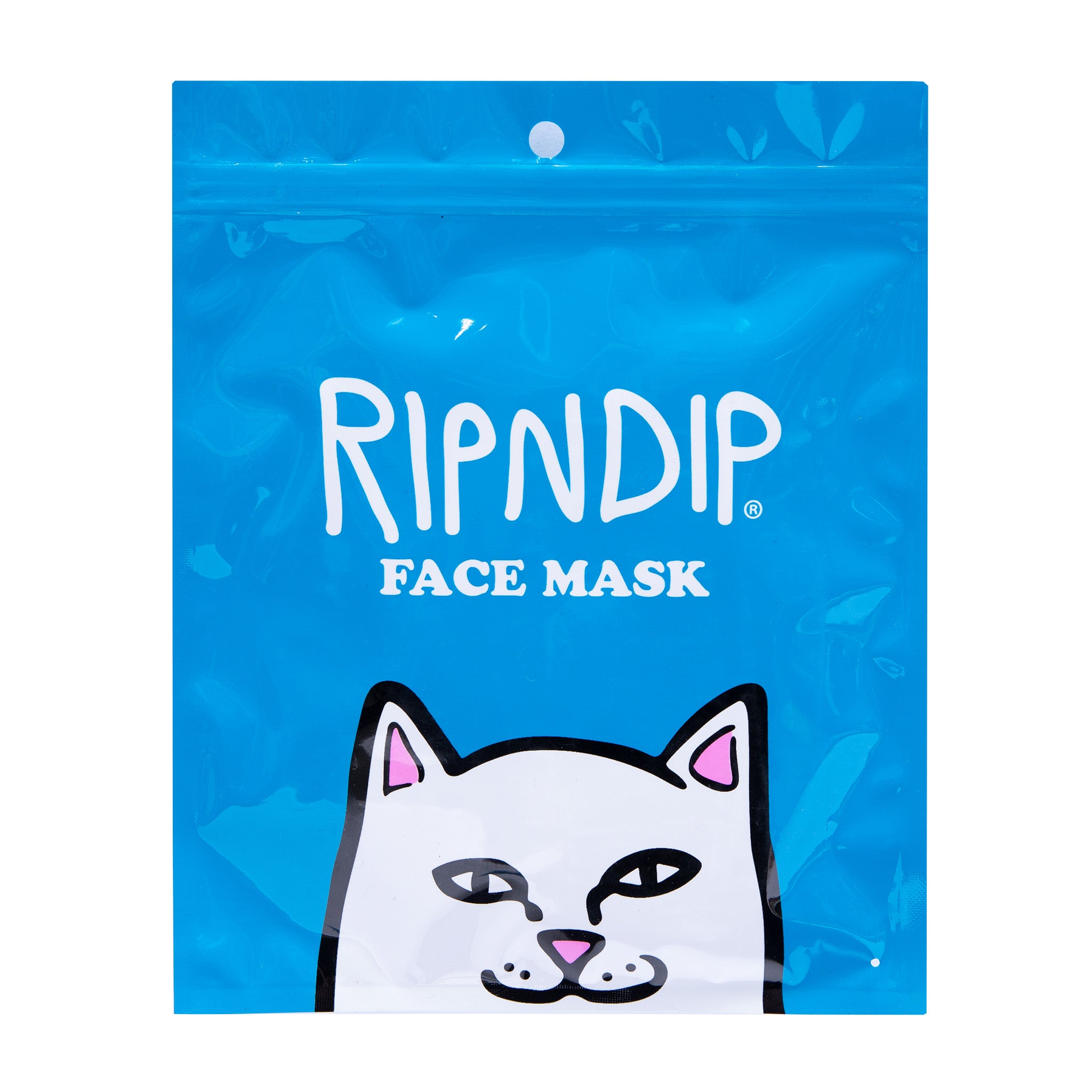 RIPNDIP Neon Cat Face Mask (Black)