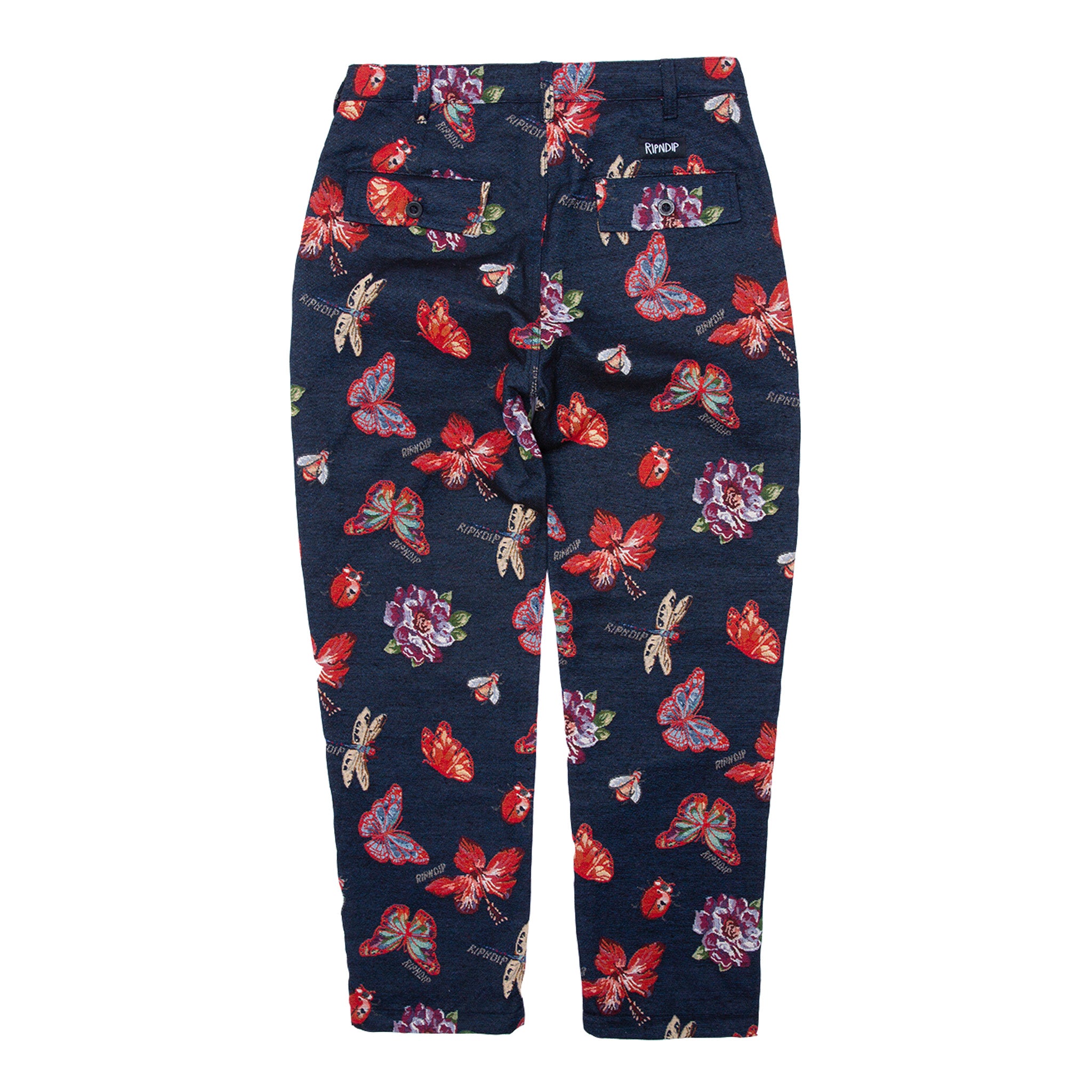 RIPNDIP Monarch Butterfly Pants (Black)