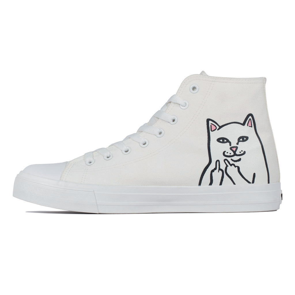 Ripndip Lord Nermal High-Top Shoes (White) – RIPNDIP