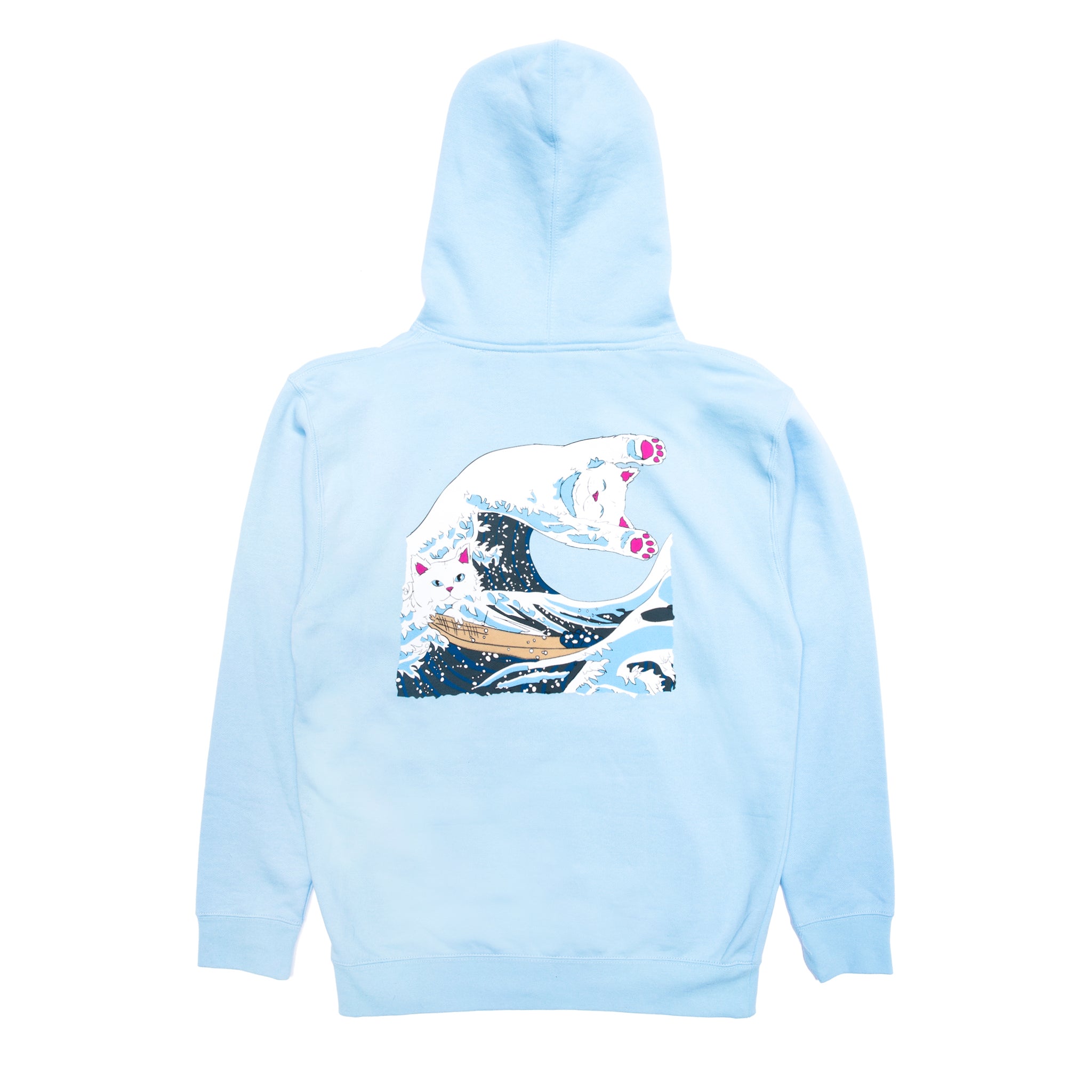 The Great Wave Of Nerm Hoodie (Powder Blue)