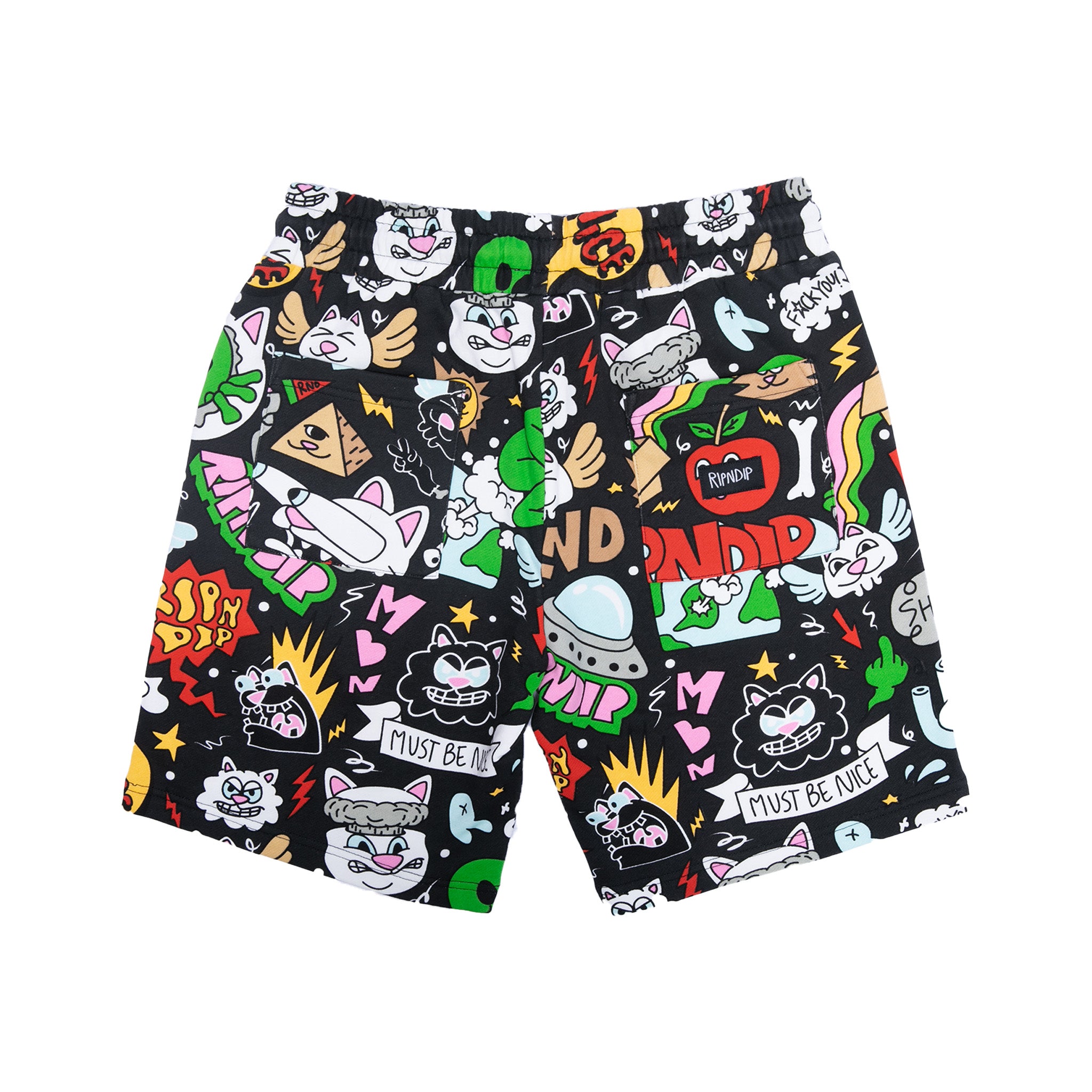 RIPNDIP Good Day Sweatshorts (Black)
