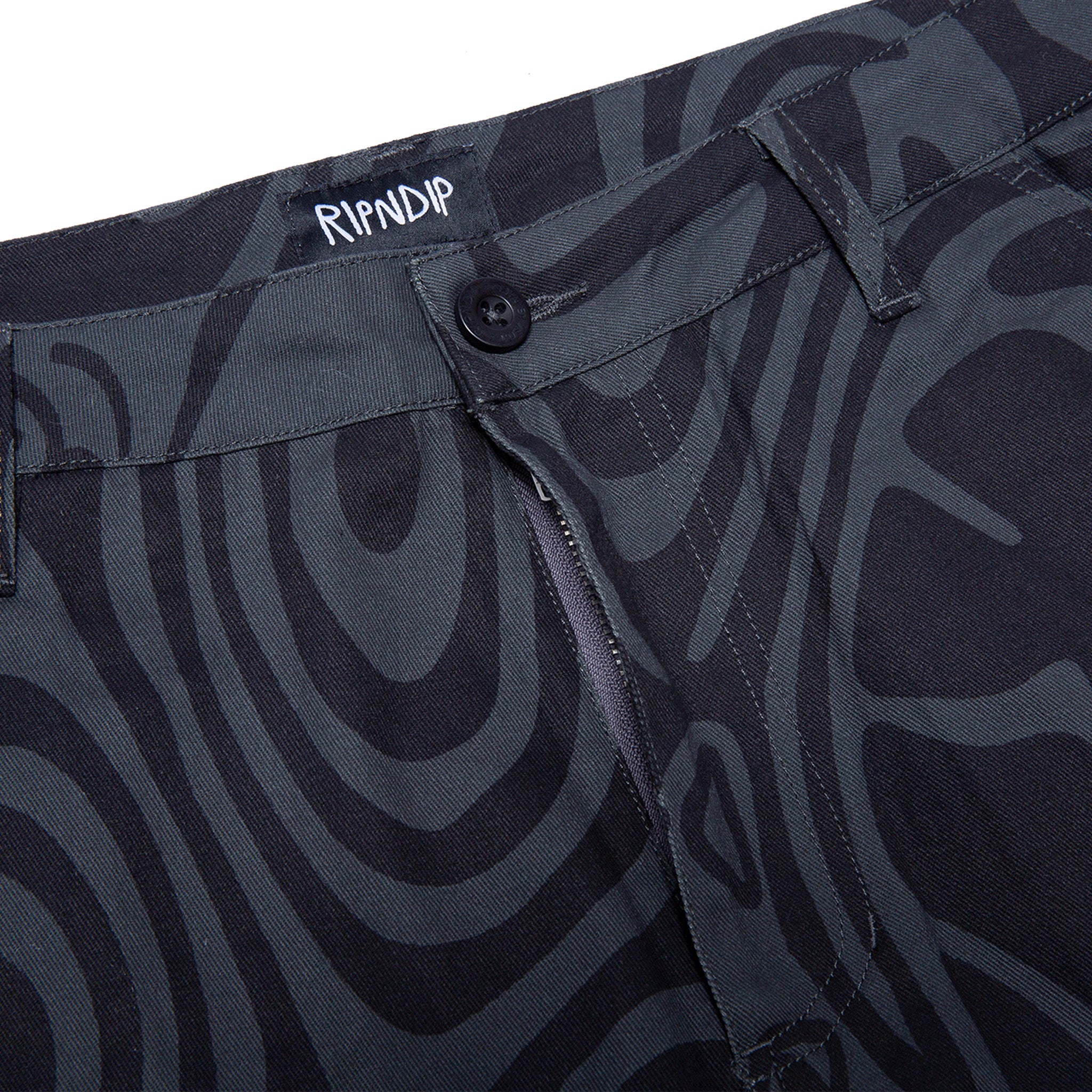 RIPNDIP Hypnotic Cotton Twill Shorts (Black)