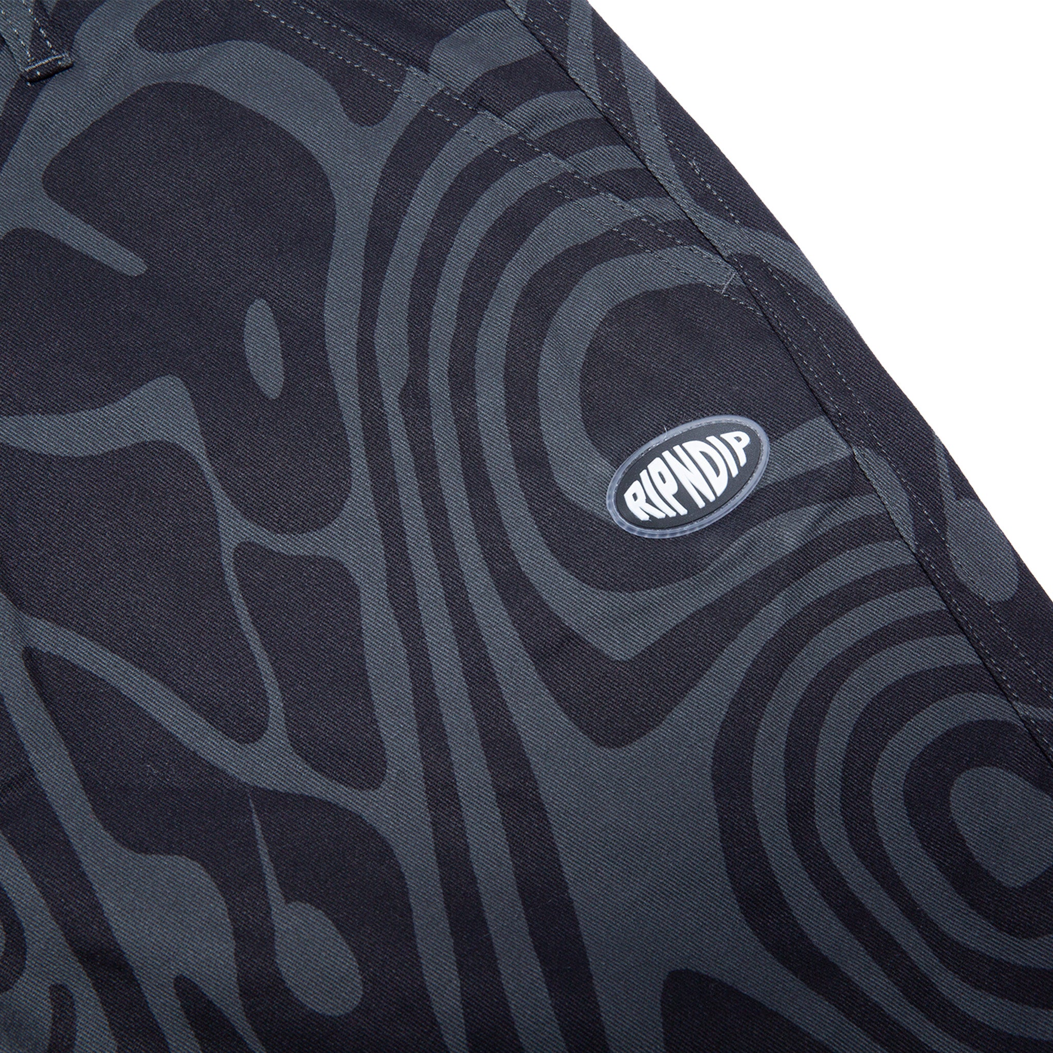 RIPNDIP Hypnotic Cotton Twill Shorts (Black)