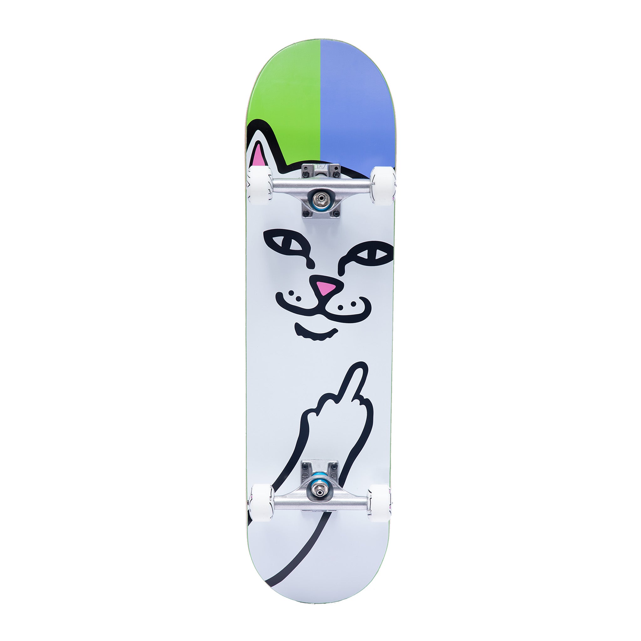 RIPNDIP Lord Nermal Complete Skateboard (Green/Blue)