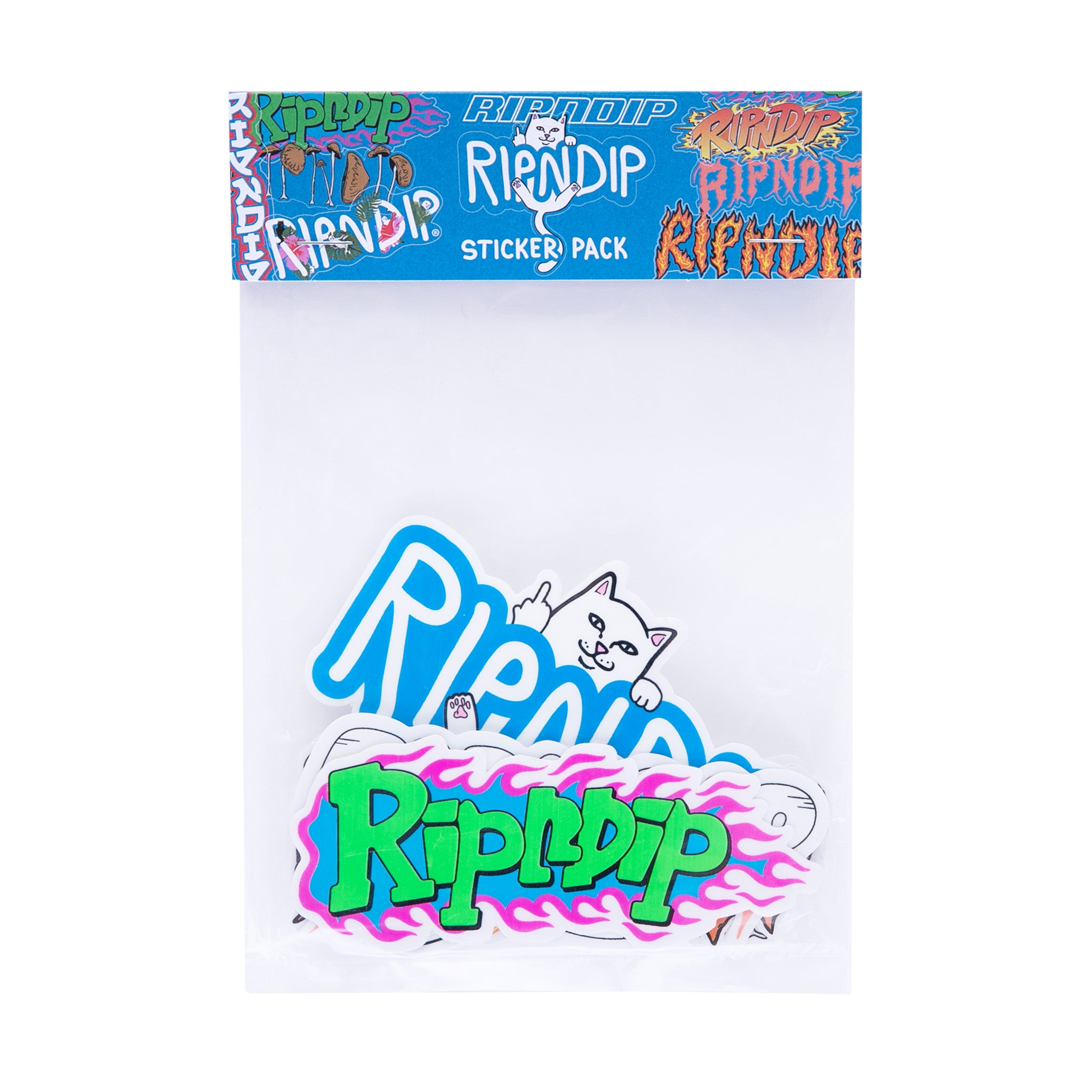 RIPNDIP Logo Sticker Pack (Multi)