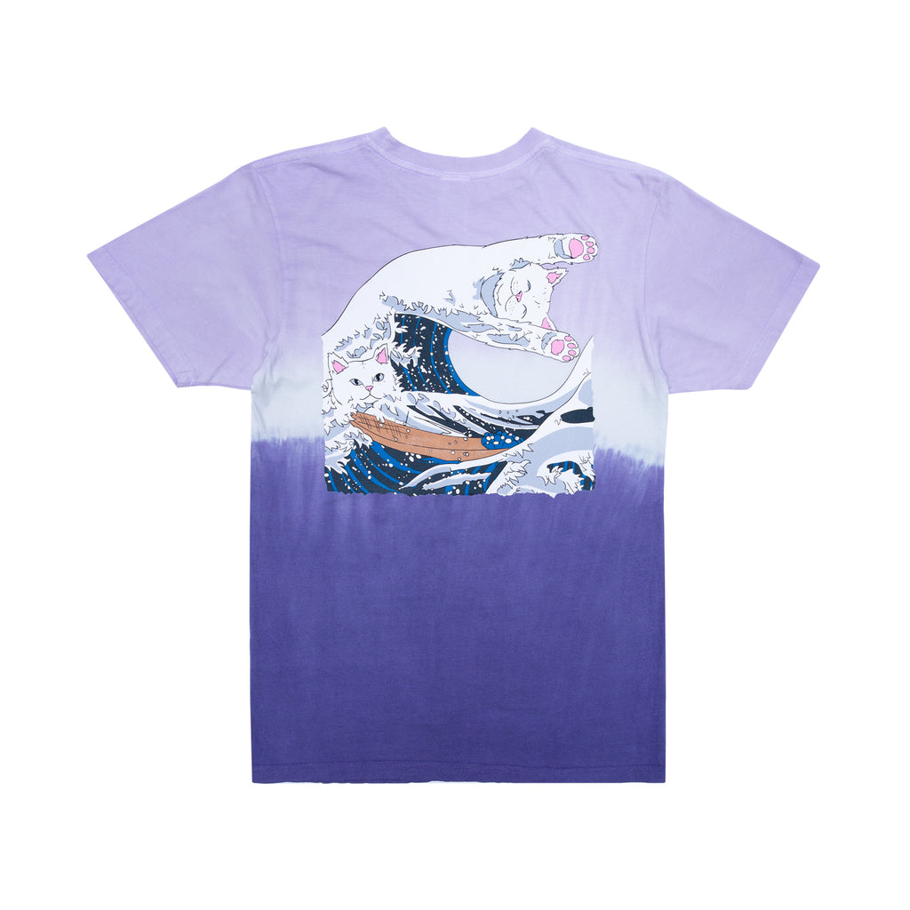 ★国内在庫/即発可*RIPNDIP*GREAT-WAVEロゴプリントTシャツ/BN★ ☆国内在庫/即発可*RIPNDIP*GREAT-WAVEロゴプリントTシャツ/BN
