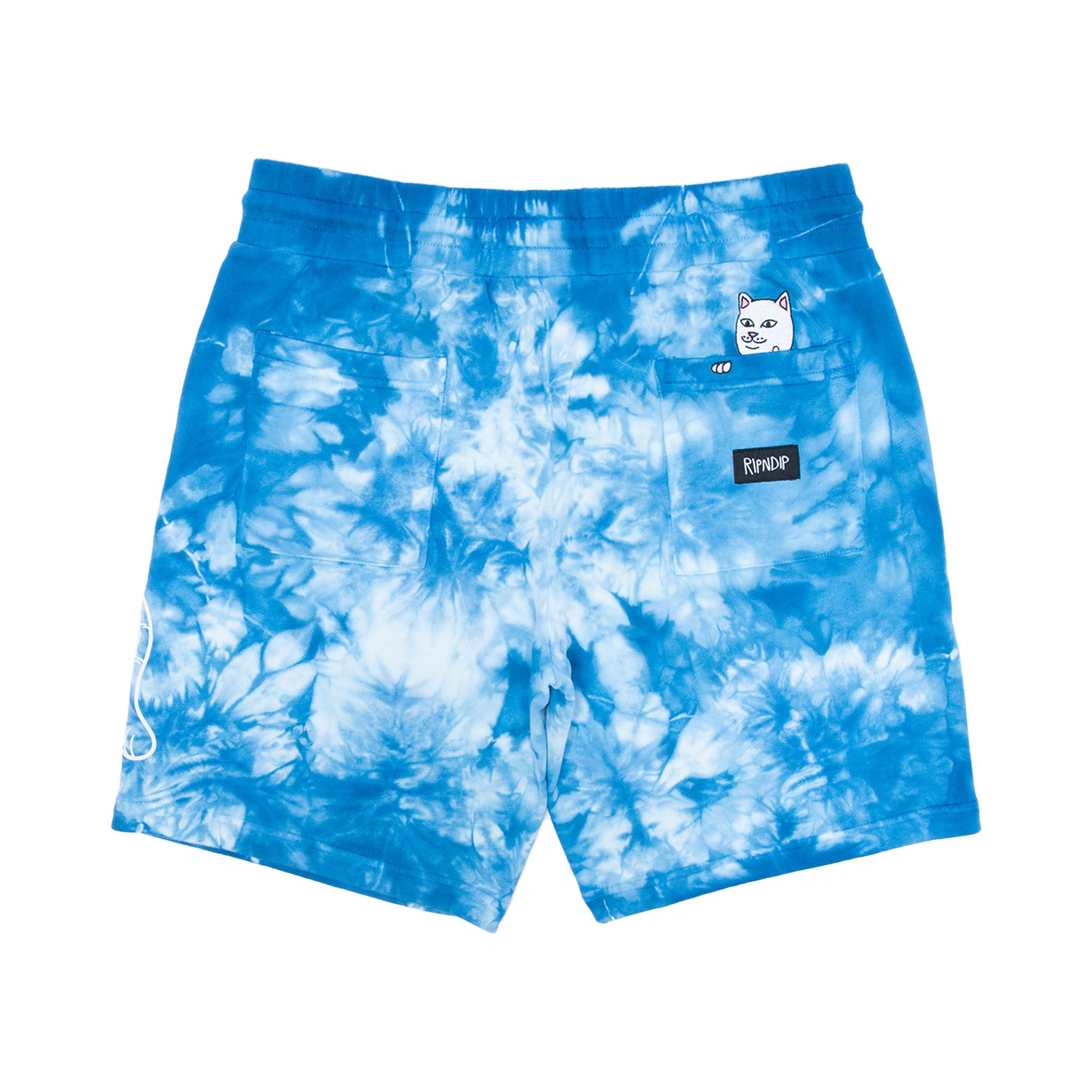 RIPNDIP Ripntail Sweatshorts (Blue Acid Wash)