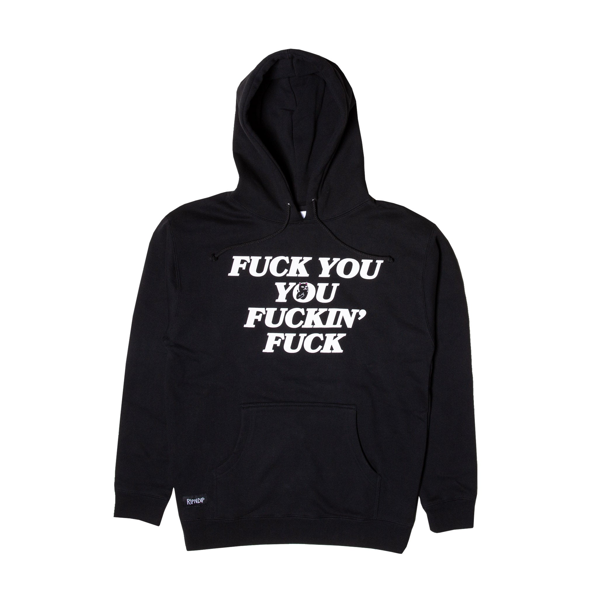 RIPNDIP FUCK パーカー Fucking Fuck Hoodie (Black) - Ripndip – RIPNDIP